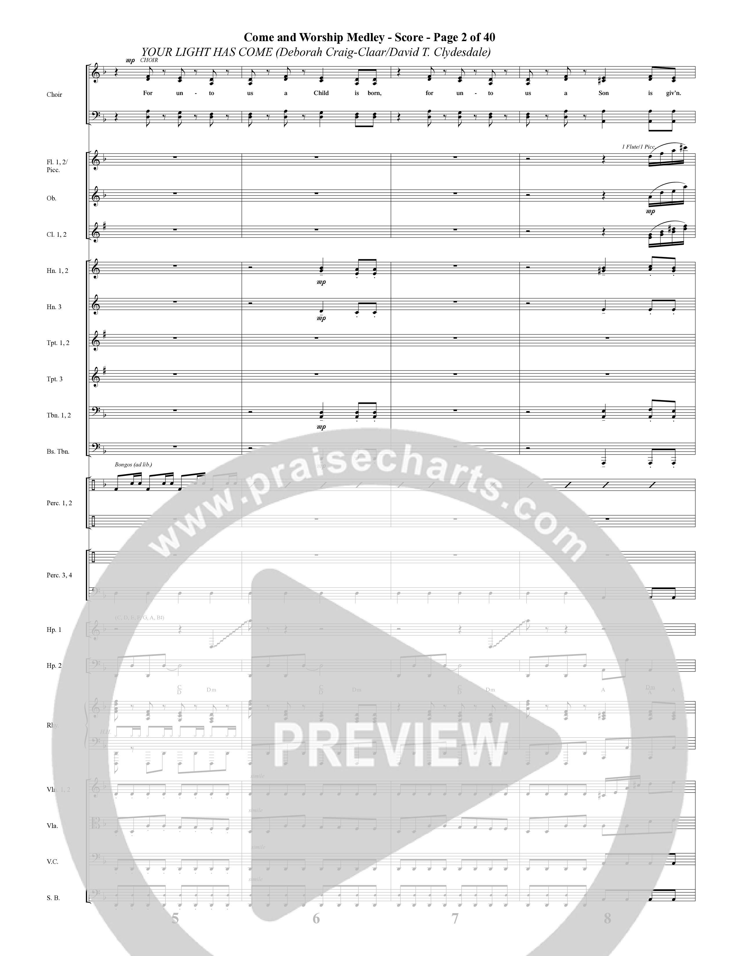 A Baby Changes Everything (16 Song Choral Collection) Song 16 (Orchestration) (Arr. Deborah Craig-Claar / Arr. David Clydesdale)