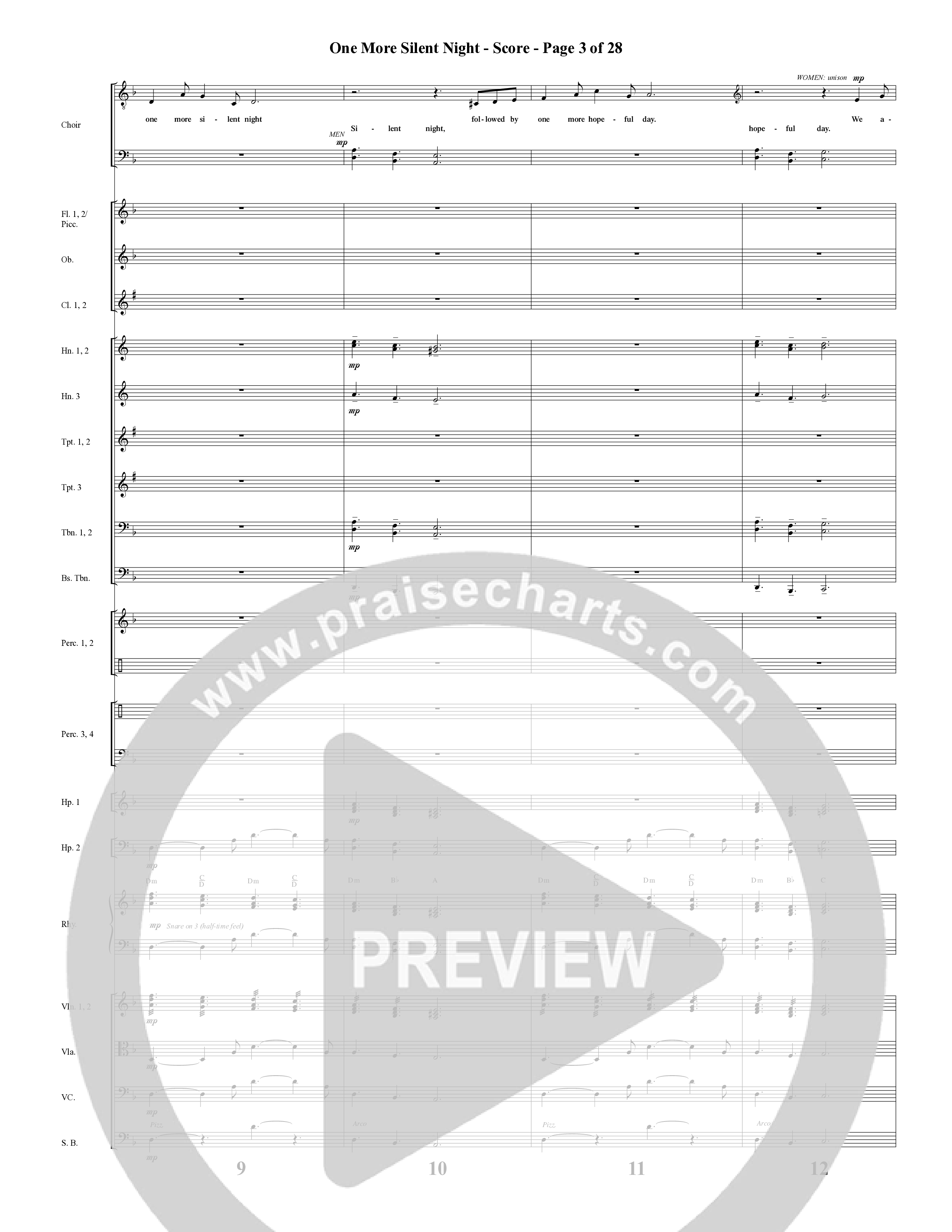A Baby Changes Everything (16 Song Choral Collection) Song 2 (Orchestration) (Arr. Deborah Craig-Claar / Arr. David Clydesdale)