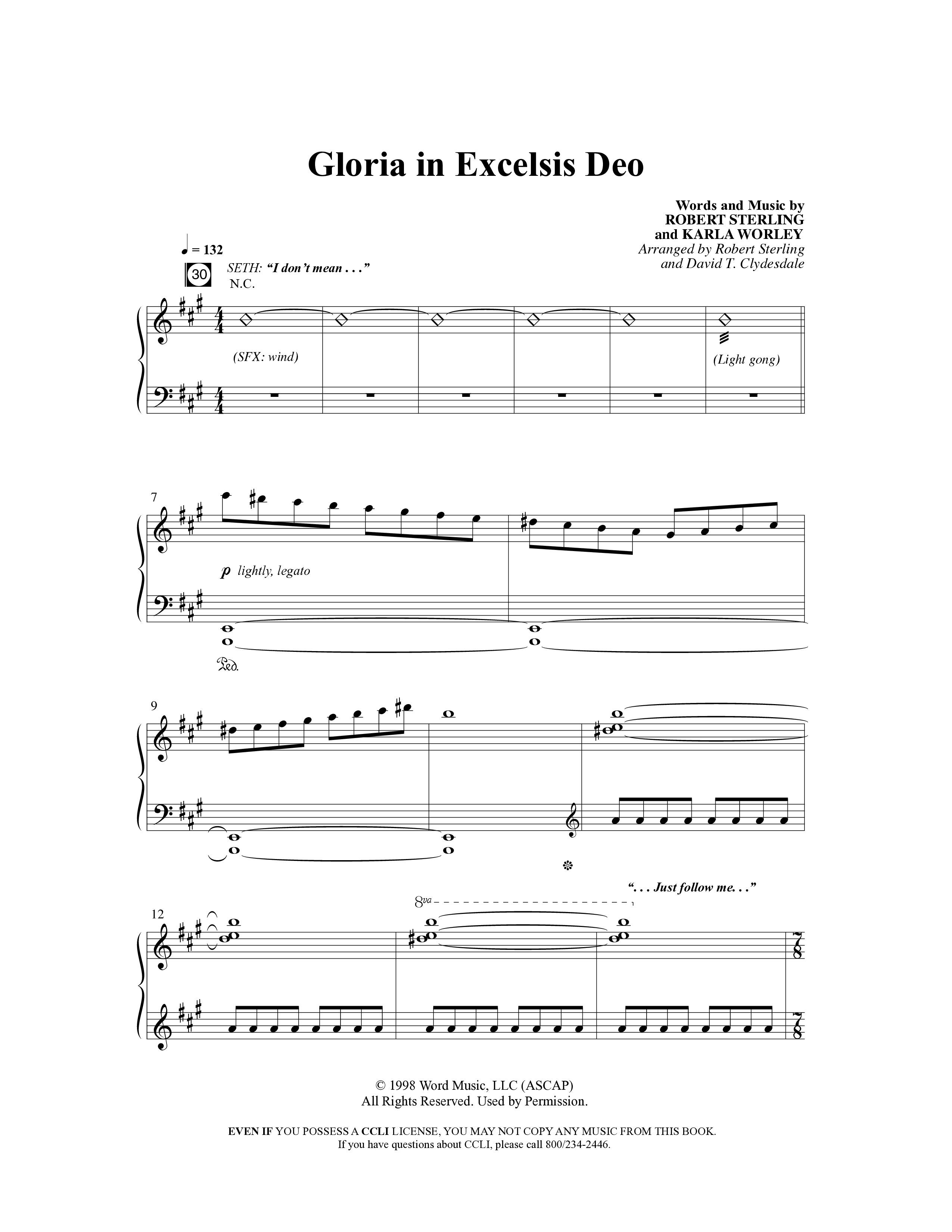 A Baby Changes Everything (16 Song Choral Collection) Song 8 (Piano SATB) (Arr. Deborah Craig-Claar / Arr. David Clydesdale)