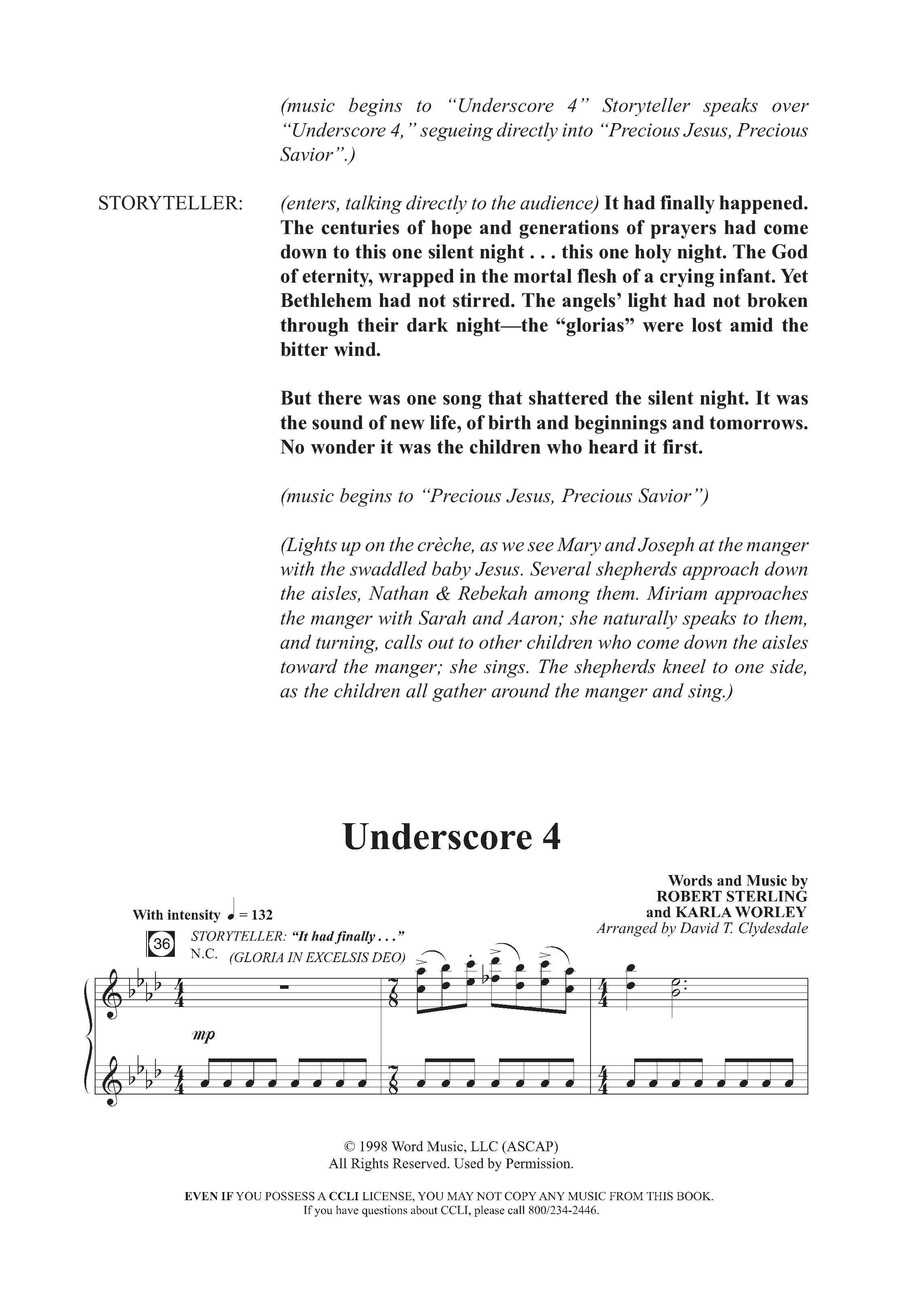 A Baby Changes Everything (16 Song Choral Collection) Song 9 (Piano SATB) (Arr. Deborah Craig-Claar / Arr. David Clydesdale)