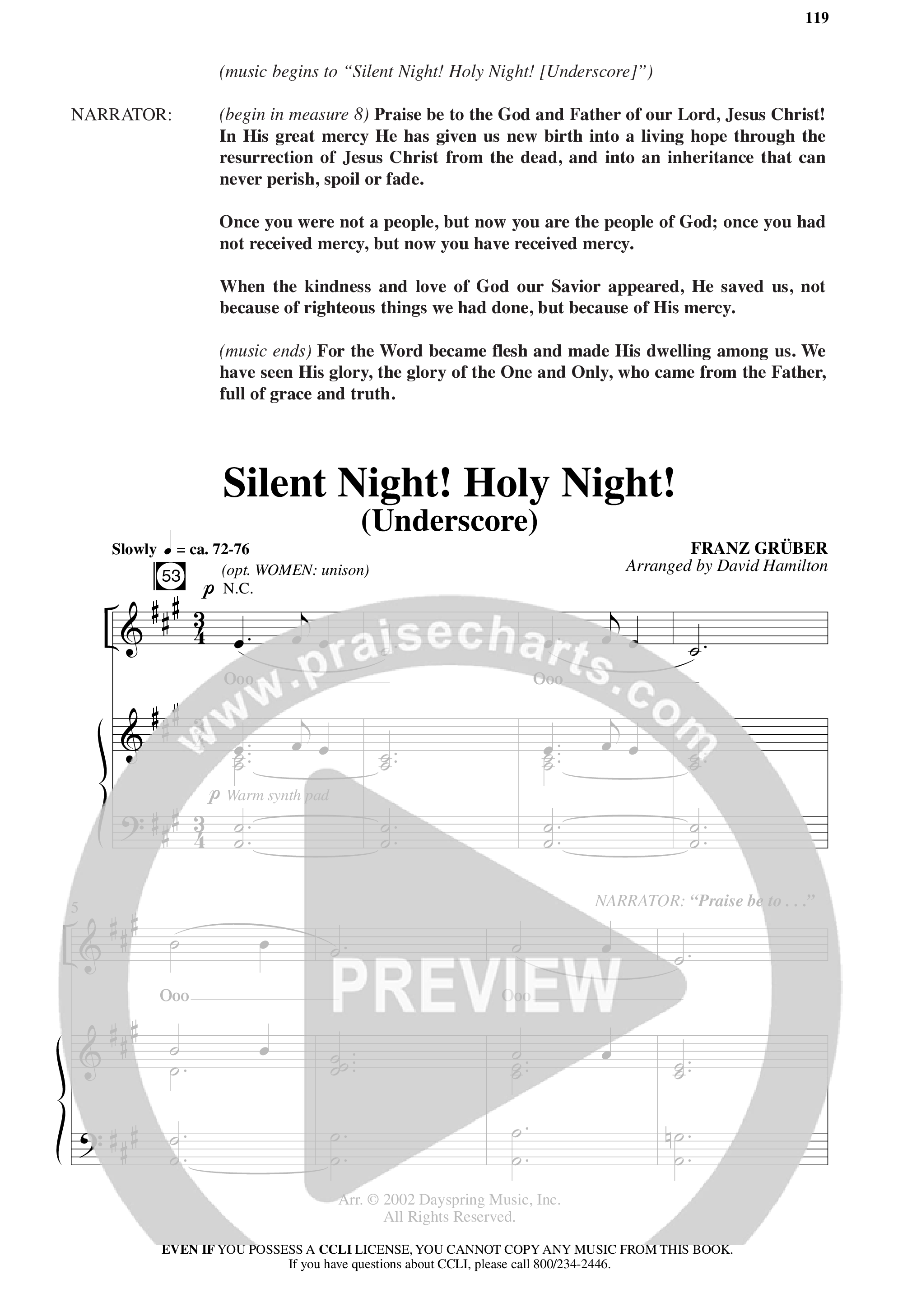Agnus Dei (12 Song Choral Collection) Song 11 (Piano SATB) (Arr. David Hamilton / Arr. Dennis Worley / Arr. Karla Worley)