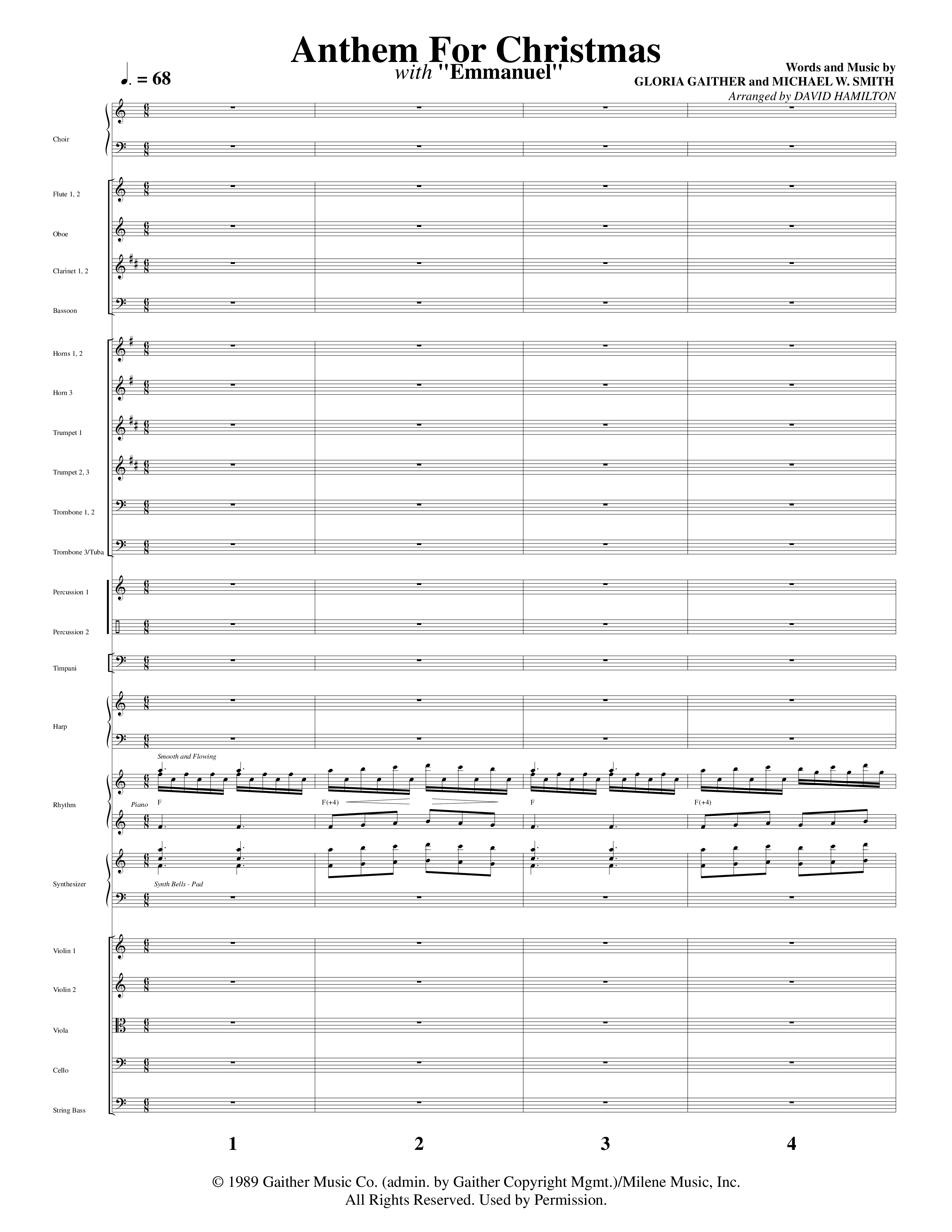 Agnus Dei (12 Song Choral Collection) Song 3 (Orchestration) (Arr. David Hamilton / Arr. Dennis Worley / Arr. Karla Worley)