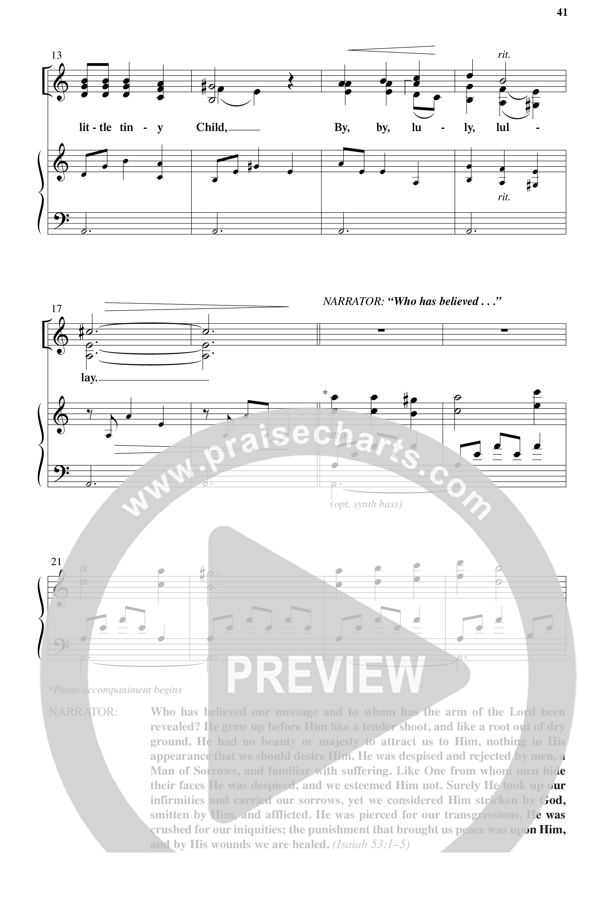 Agnus Dei (12 Song Choral Collection) Song 4 (Piano SATB) (Arr. David Hamilton / Arr. Dennis Worley / Arr. Karla Worley)