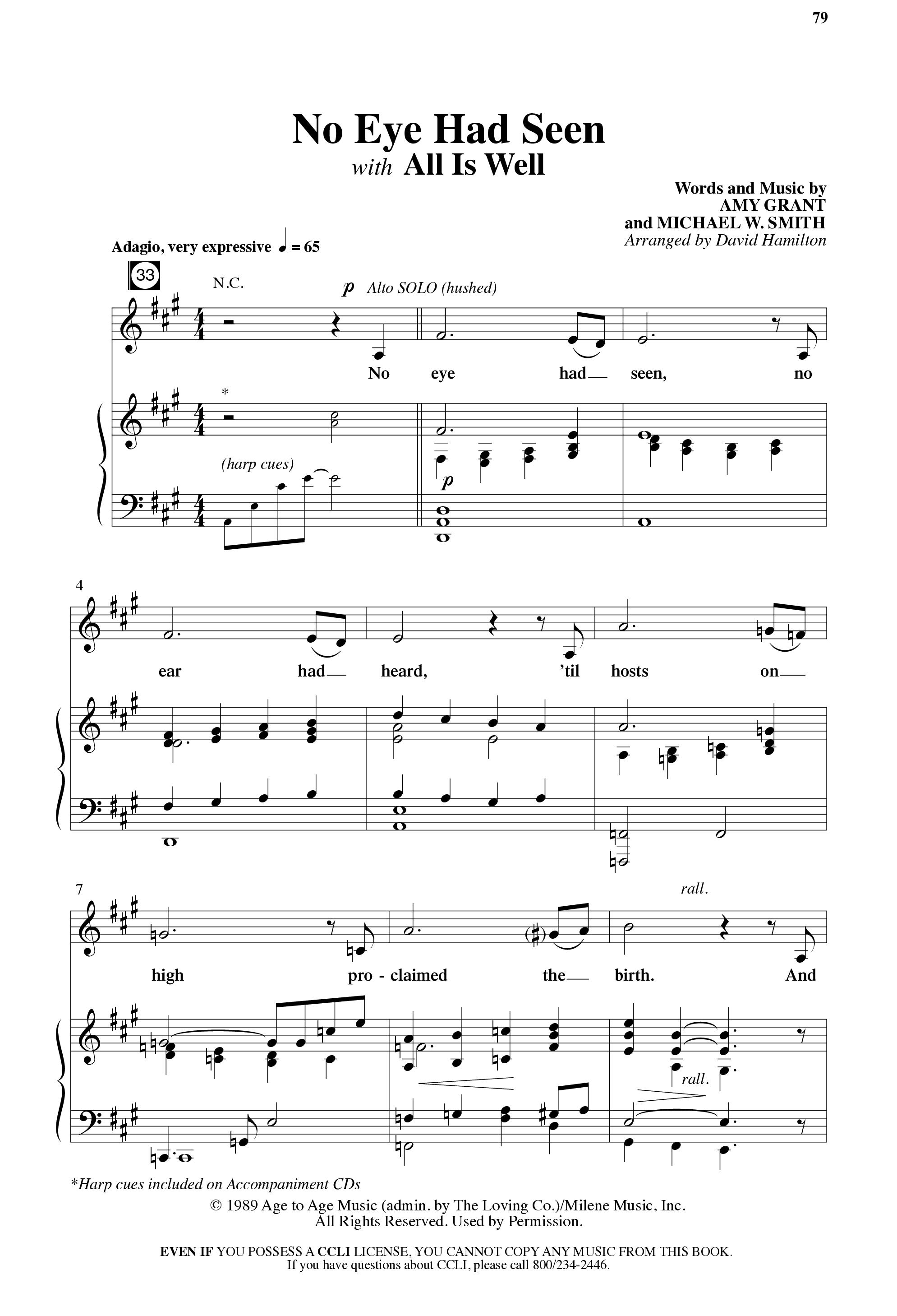 Agnus Dei (12 Song Choral Collection) Song 8 (Piano SATB) (Arr. David Hamilton / Arr. Dennis Worley / Arr. Karla Worley)