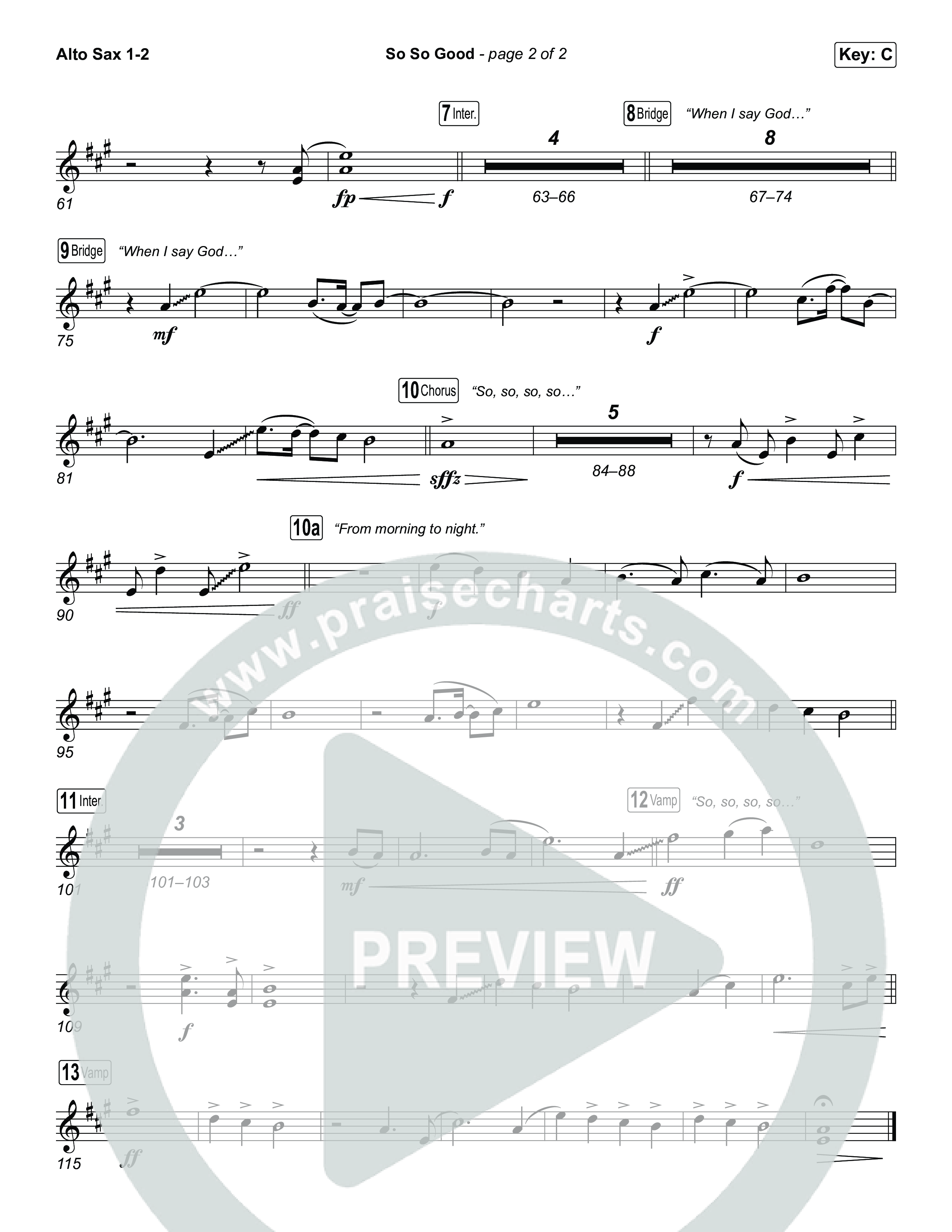 So So Good (Choral/SATB) Sax Pack (Travis Cottrell / Brooke Voland / Arr. Mason Brown)