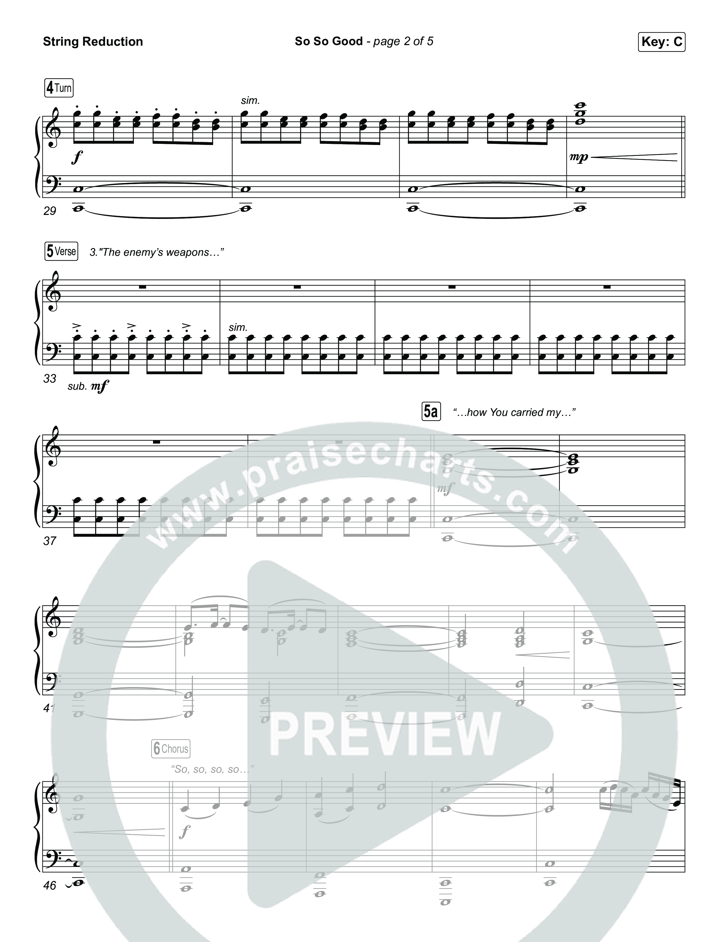 So So Good (Choral/SATB) String Reduction (Travis Cottrell / Brooke Voland / Arr. Mason Brown)