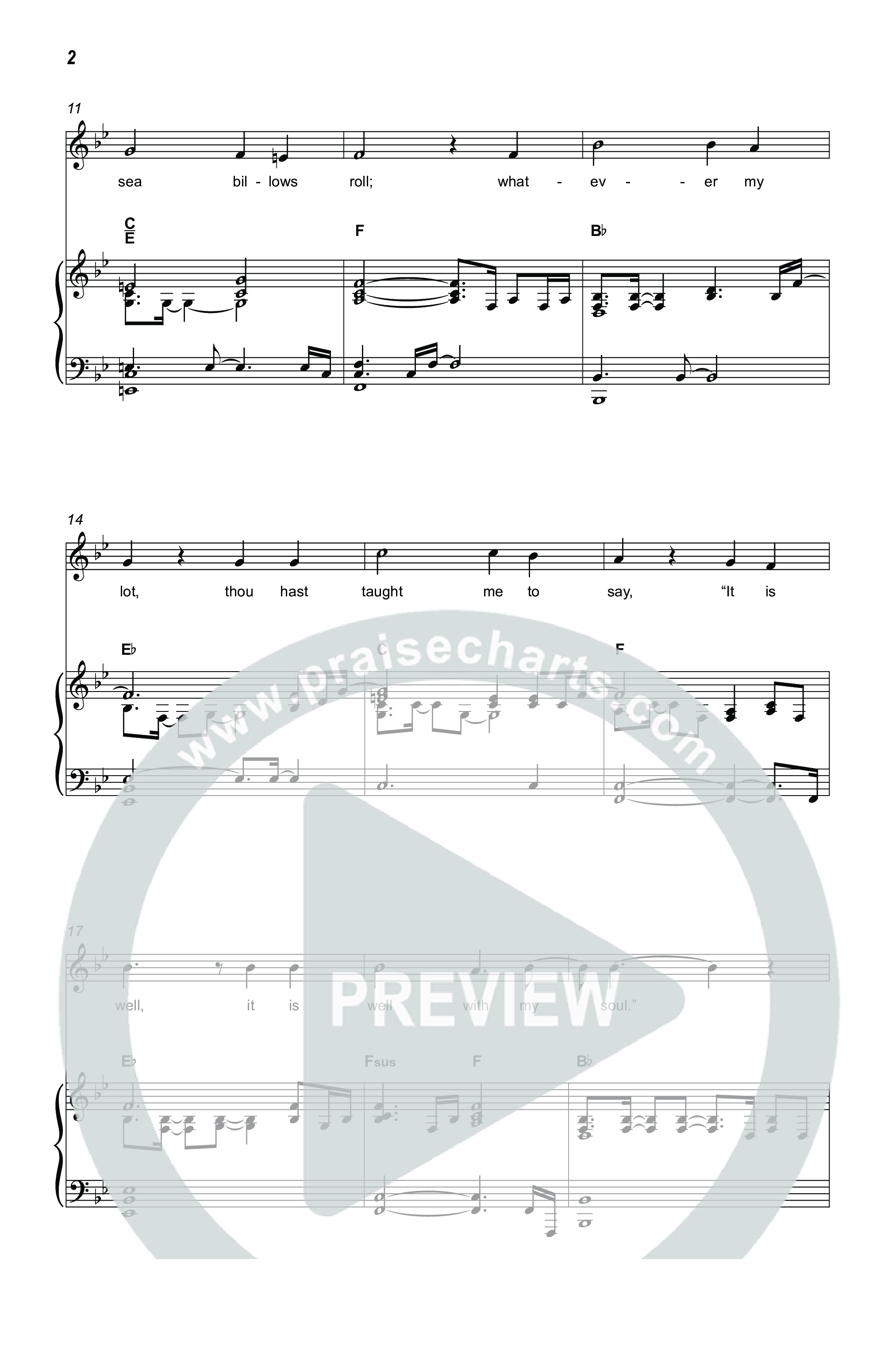 It Is Well With My Soul (Choral/SATB) Octavo (SATB & Pno) (Travis Cottrell / Lily Cottrell / Arr. Mason Brown)