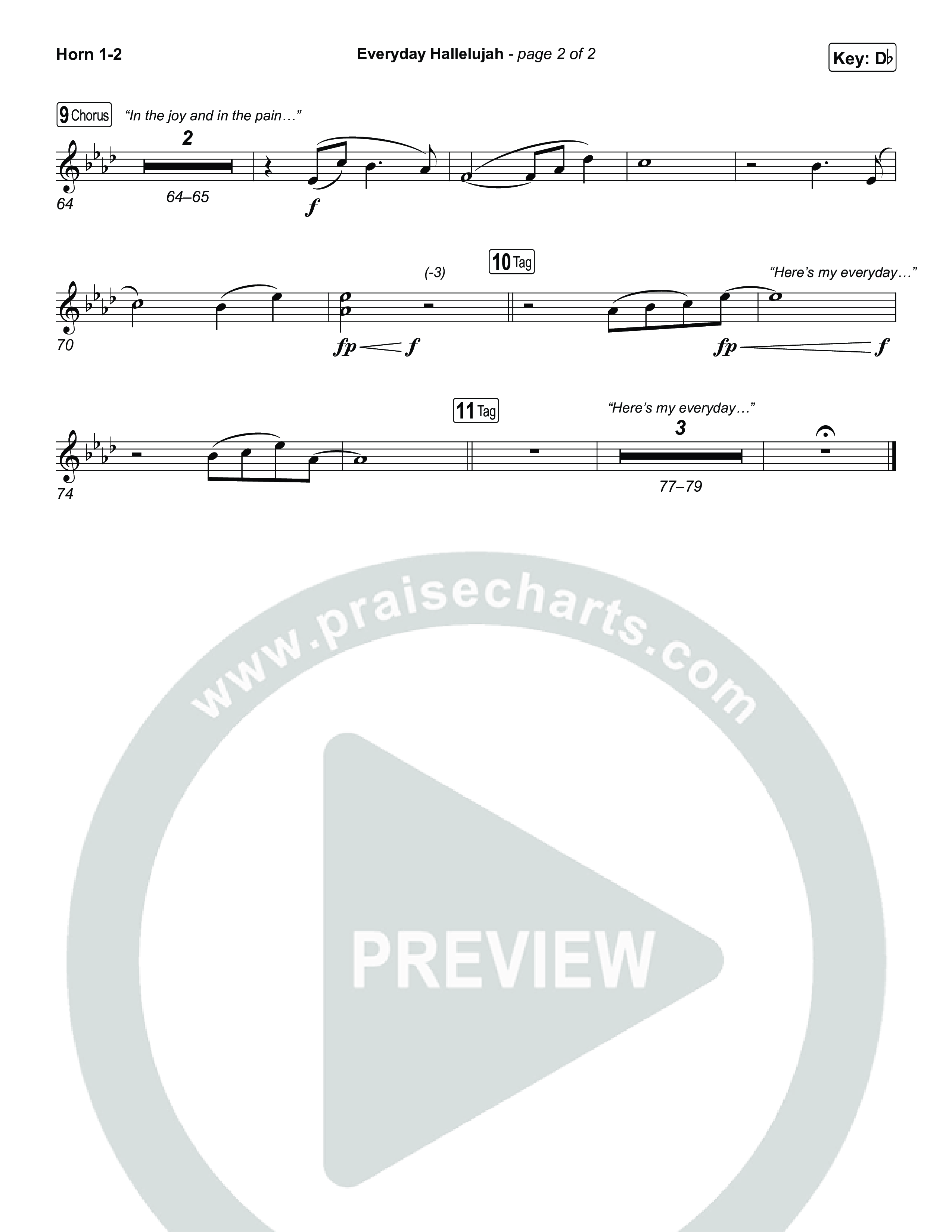 Everyday Hallelujah Brass Pack (Phil Wickham)