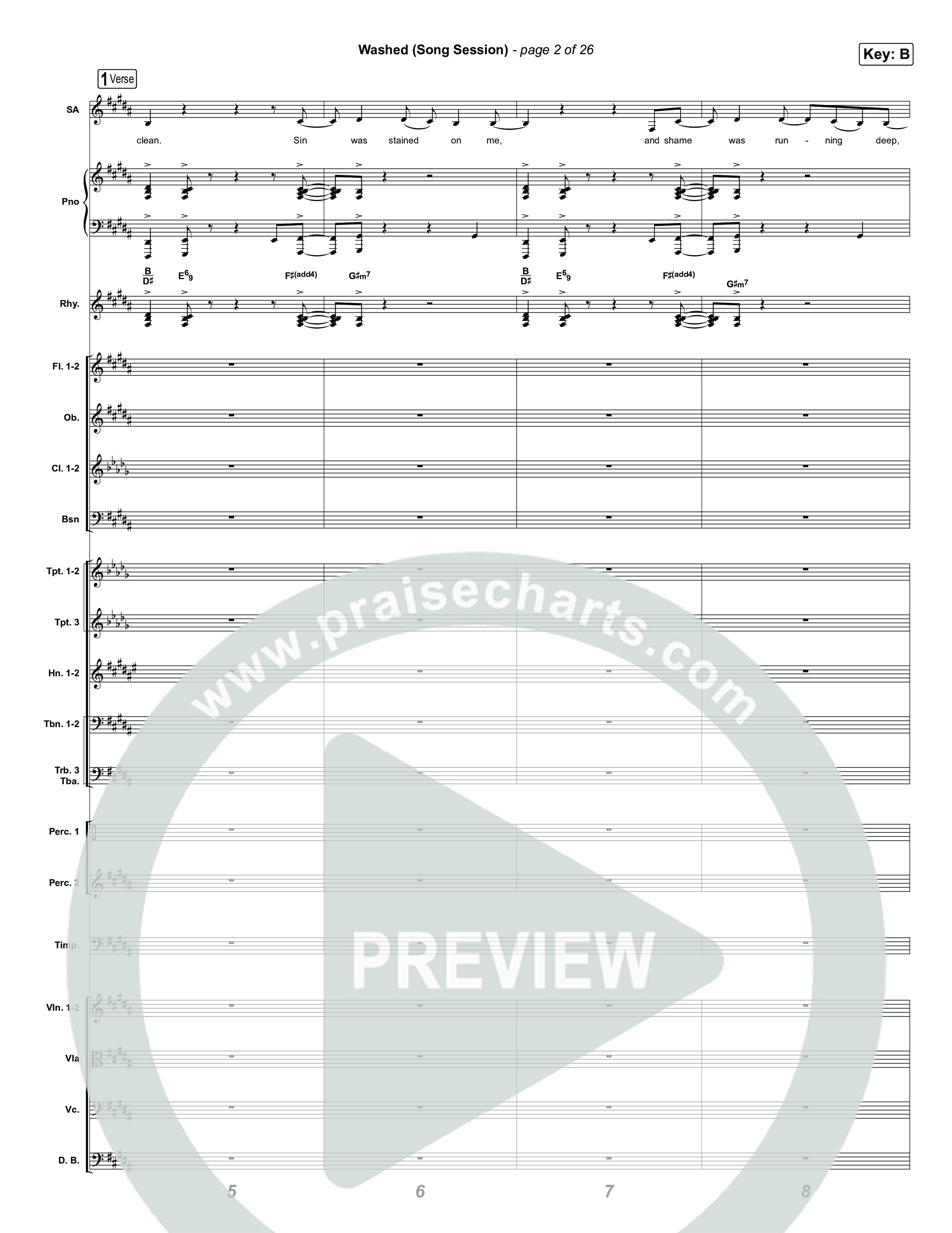 Washed (Song Session) Orchestration (Essential Worship / Mitch Wong)