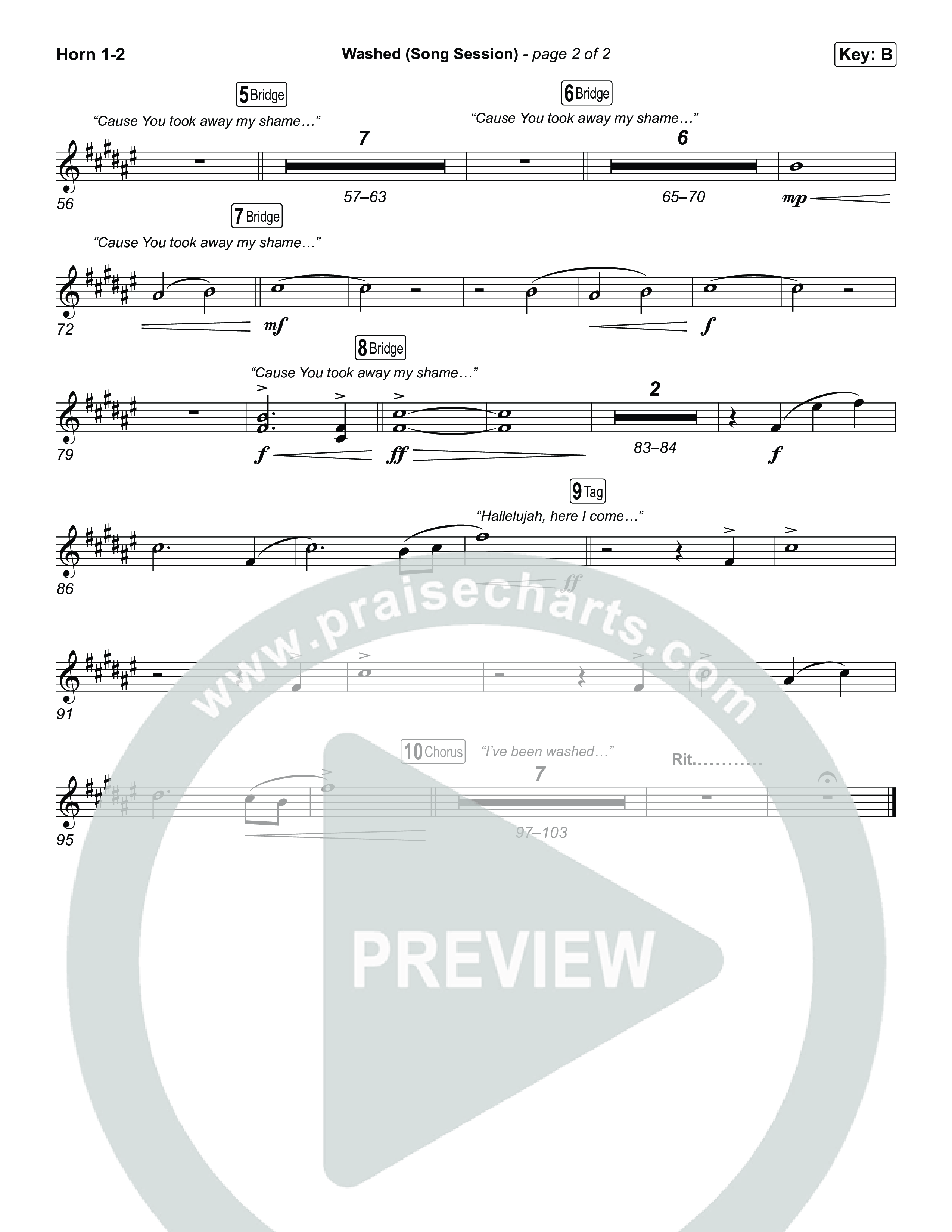Washed (Song Session) Brass Pack (Essential Worship / Mitch Wong)