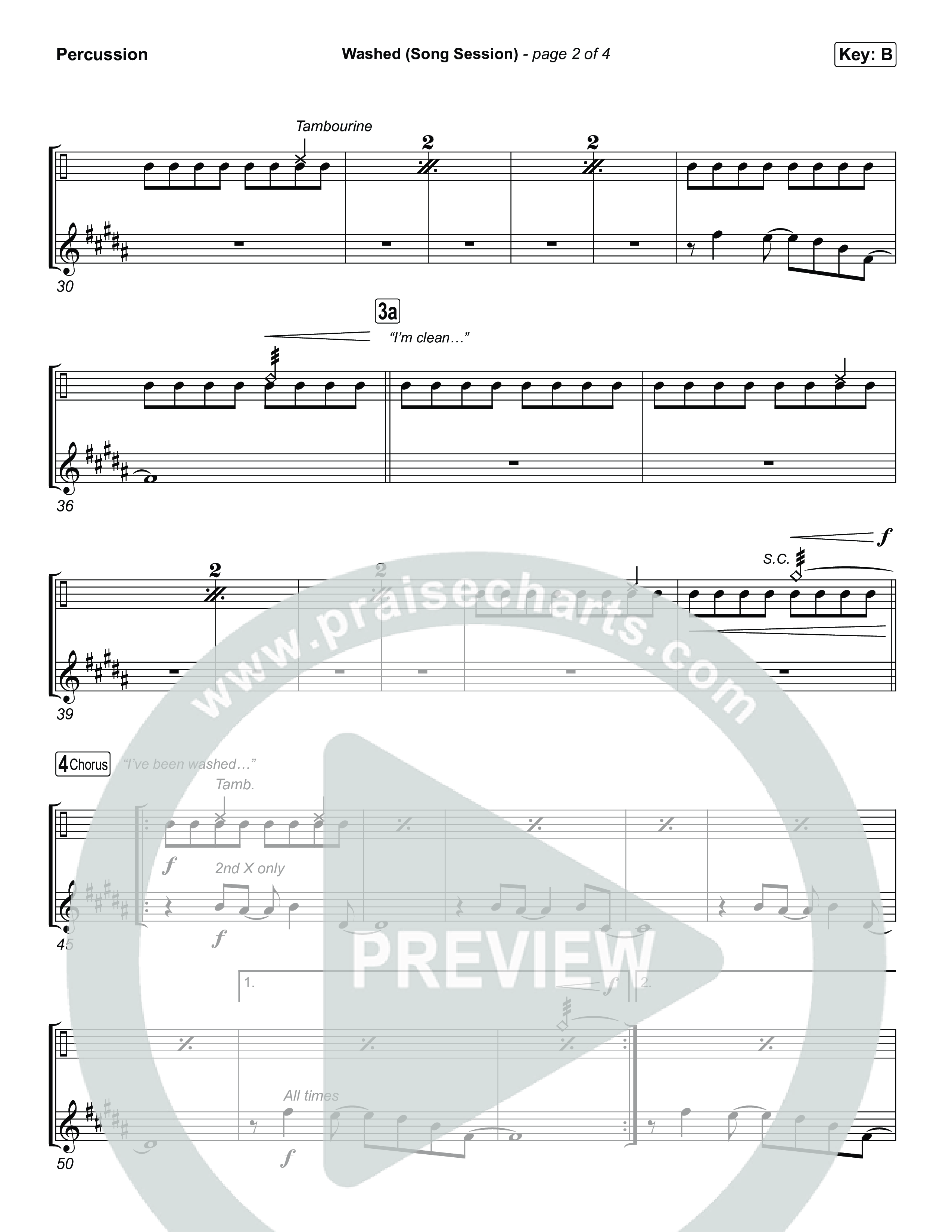 Washed (Song Session) Percussion (Essential Worship / Mitch Wong)