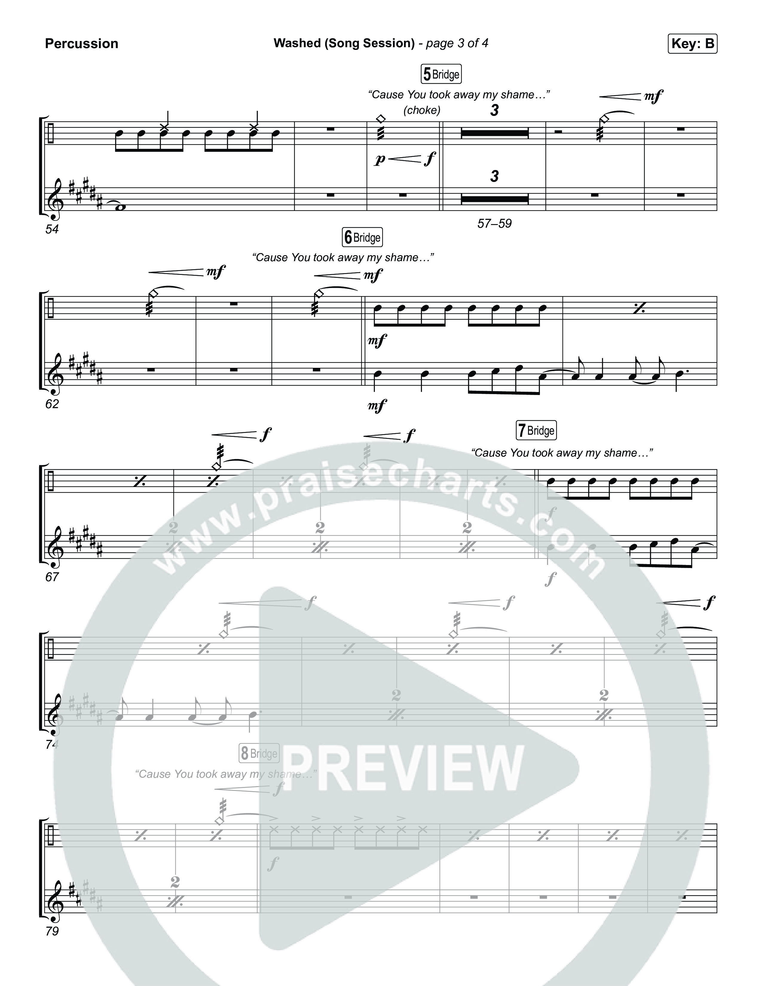 Washed (Song Session) Percussion (Essential Worship / Mitch Wong)