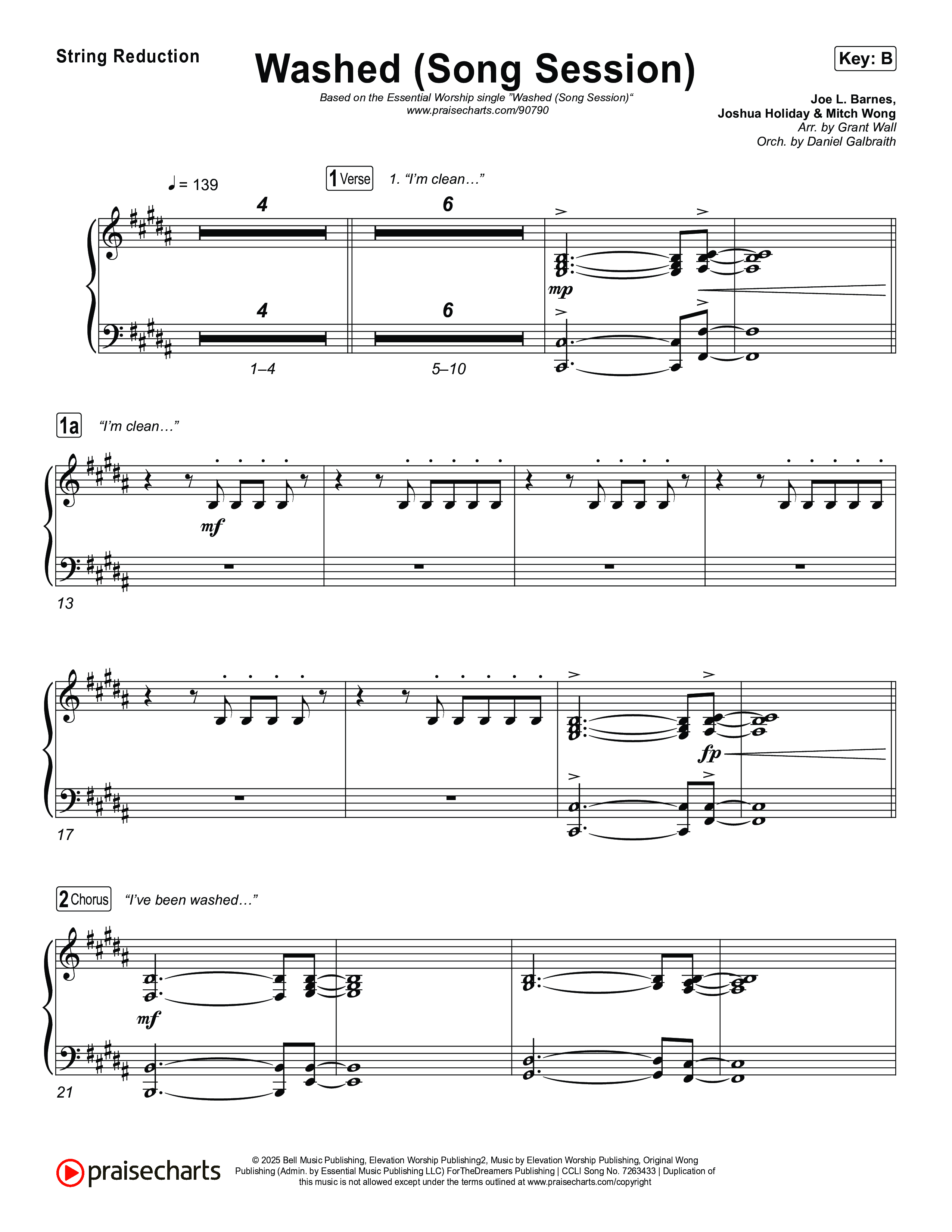 Washed (Song Session) String Reduction (Essential Worship / Mitch Wong)