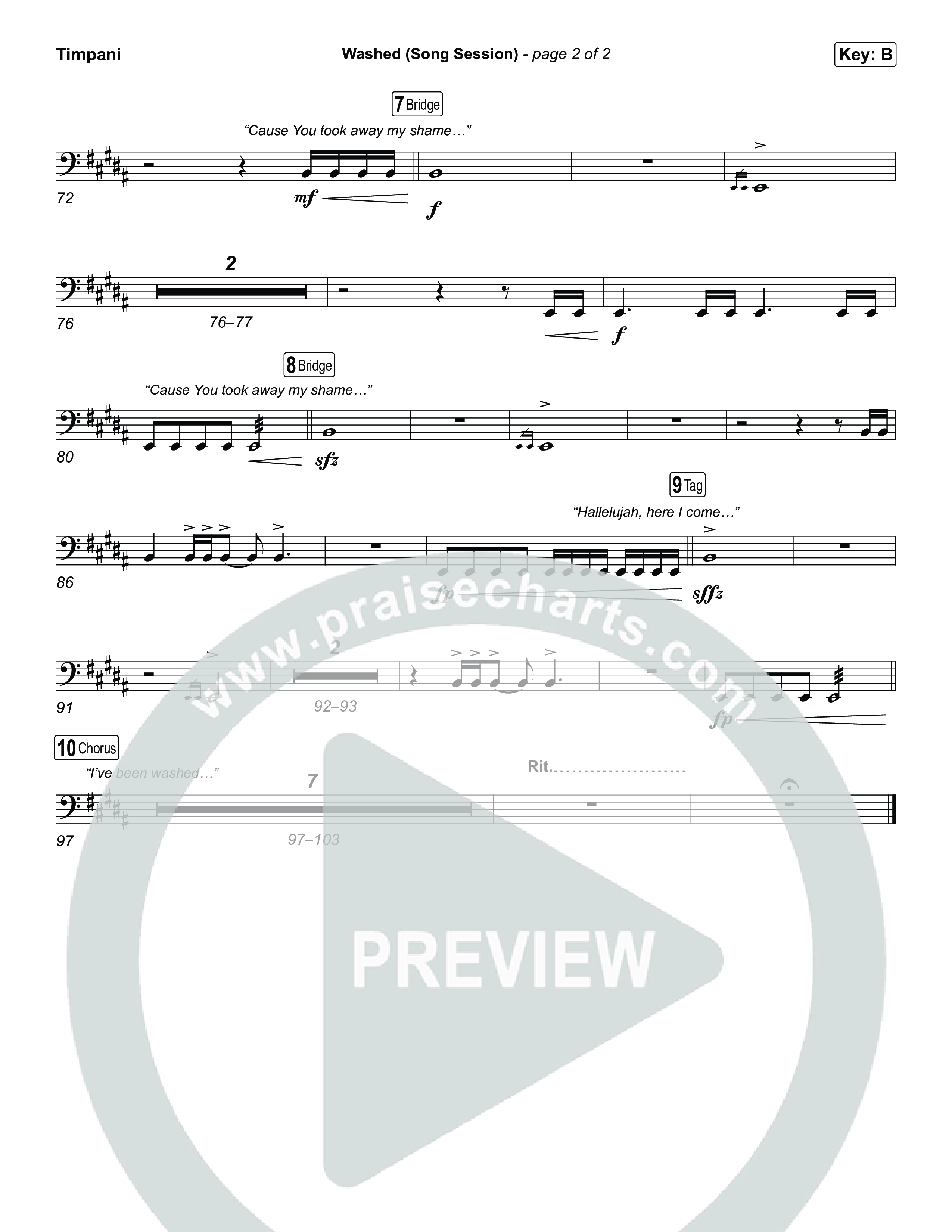 Washed (Song Session) Timpani (Essential Worship / Mitch Wong)