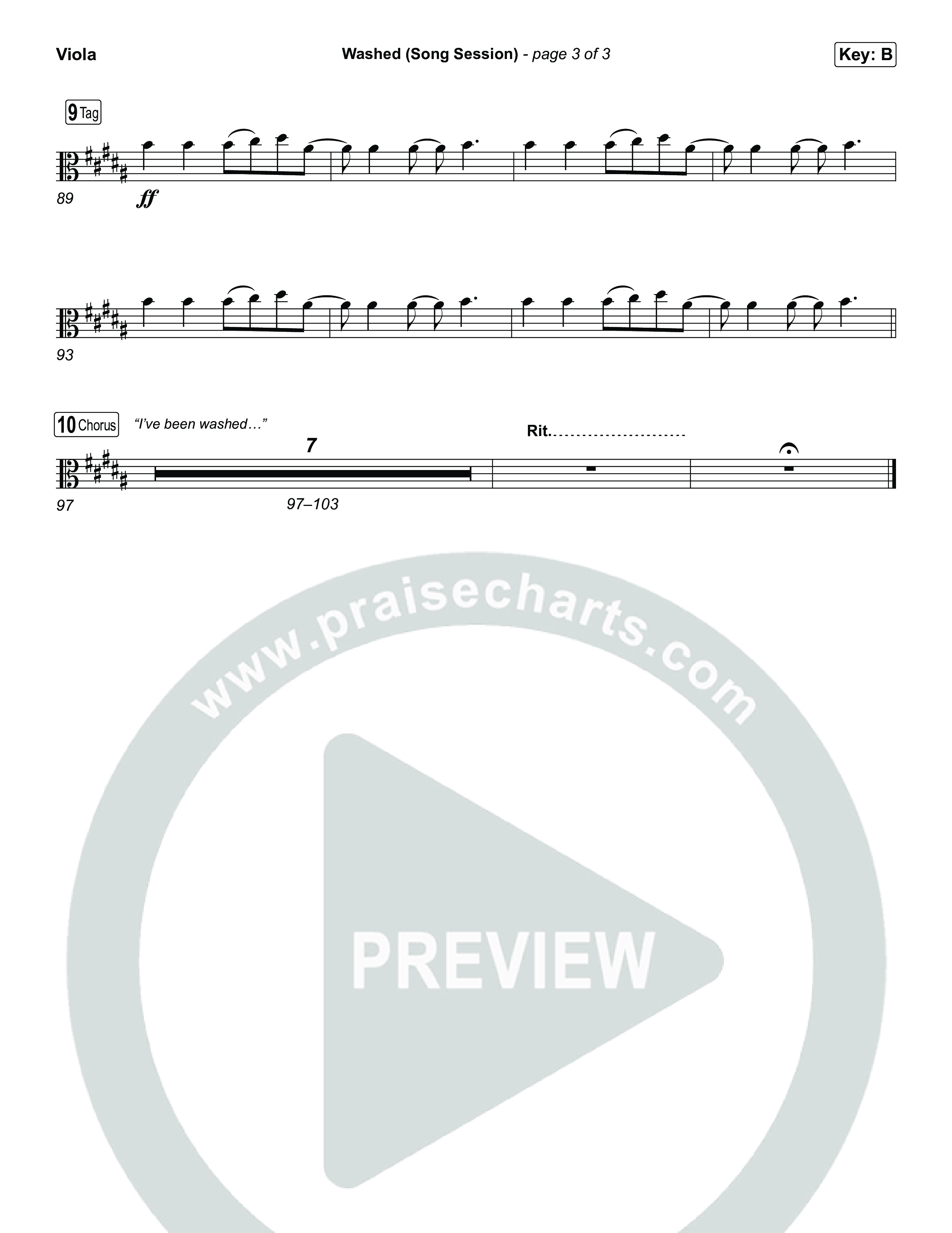 Washed (Song Session) Viola (Essential Worship / Mitch Wong)