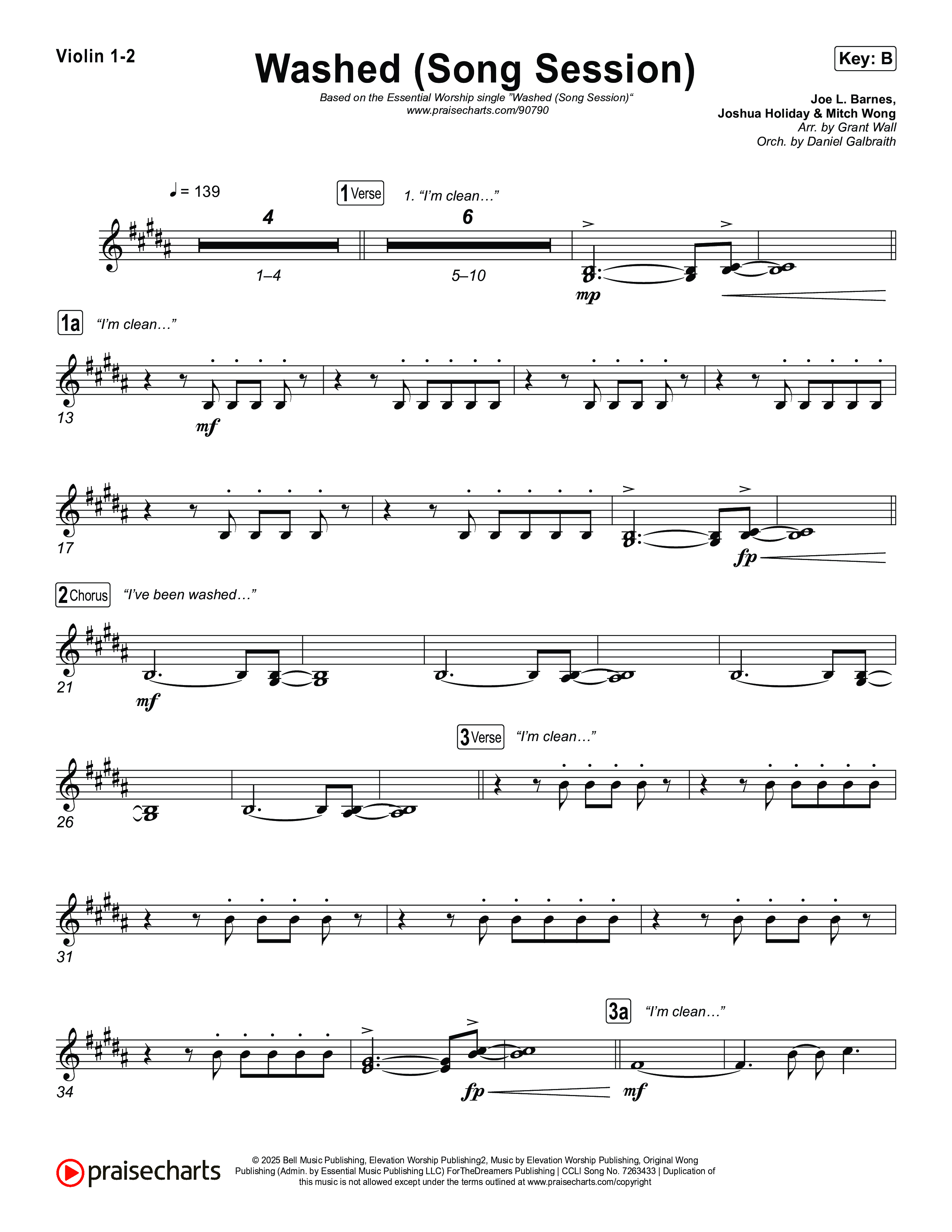 Washed (Song Session) String Pack (Essential Worship / Mitch Wong)