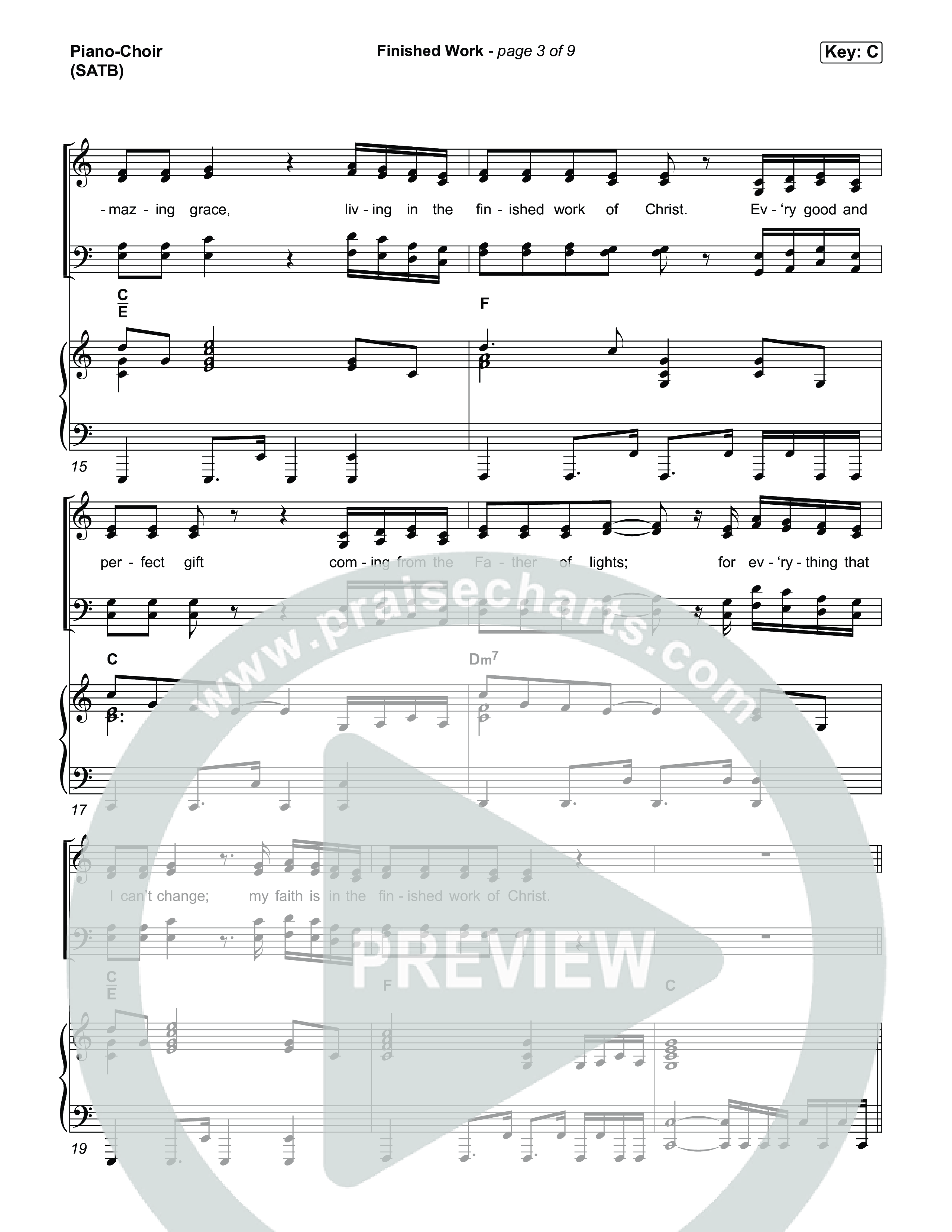 Finished Work Piano/Vocal Pack (Matt Maher)