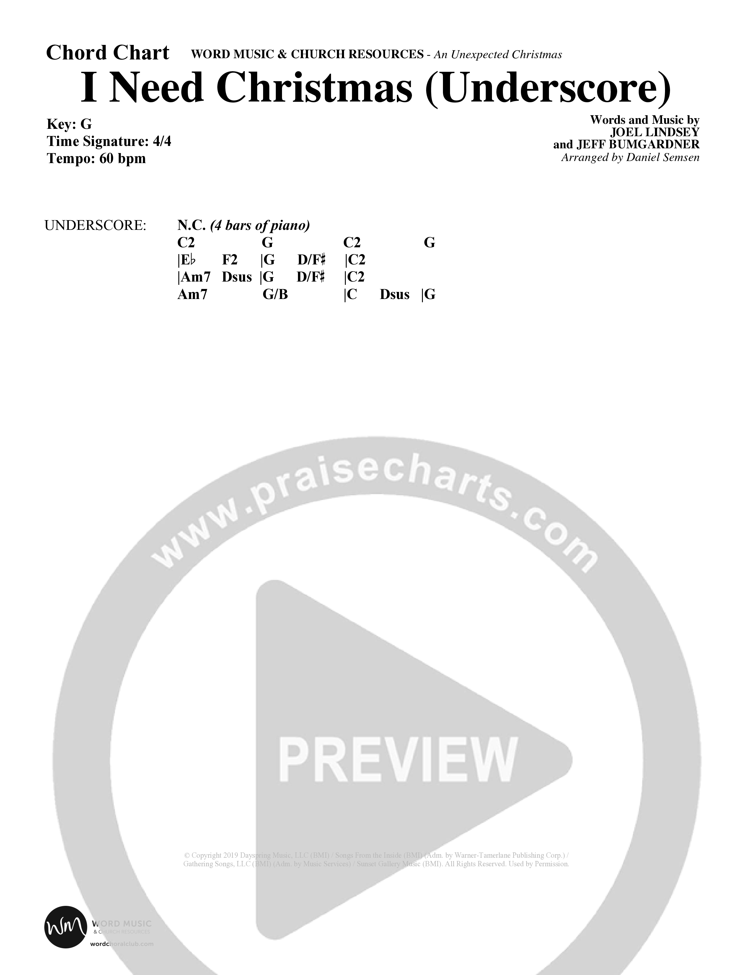 An Unexpected Christmas (11 Song Choral Collection) Song 10 (Lead & Chords) (Arr. Daniel Semsen)