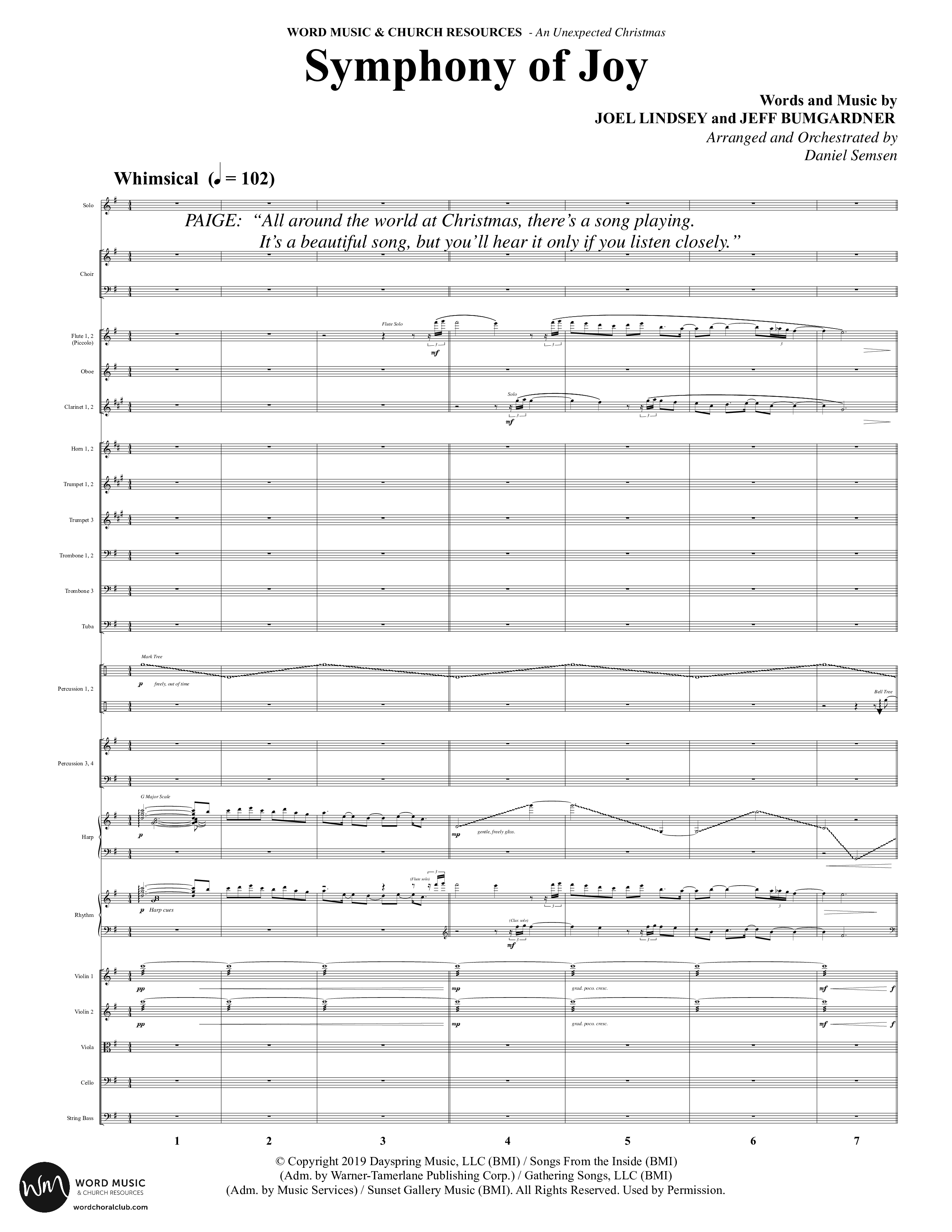 An Unexpected Christmas (11 Song Choral Collection) Orchestrations (SATB) (Arr. Daniel Semsen)