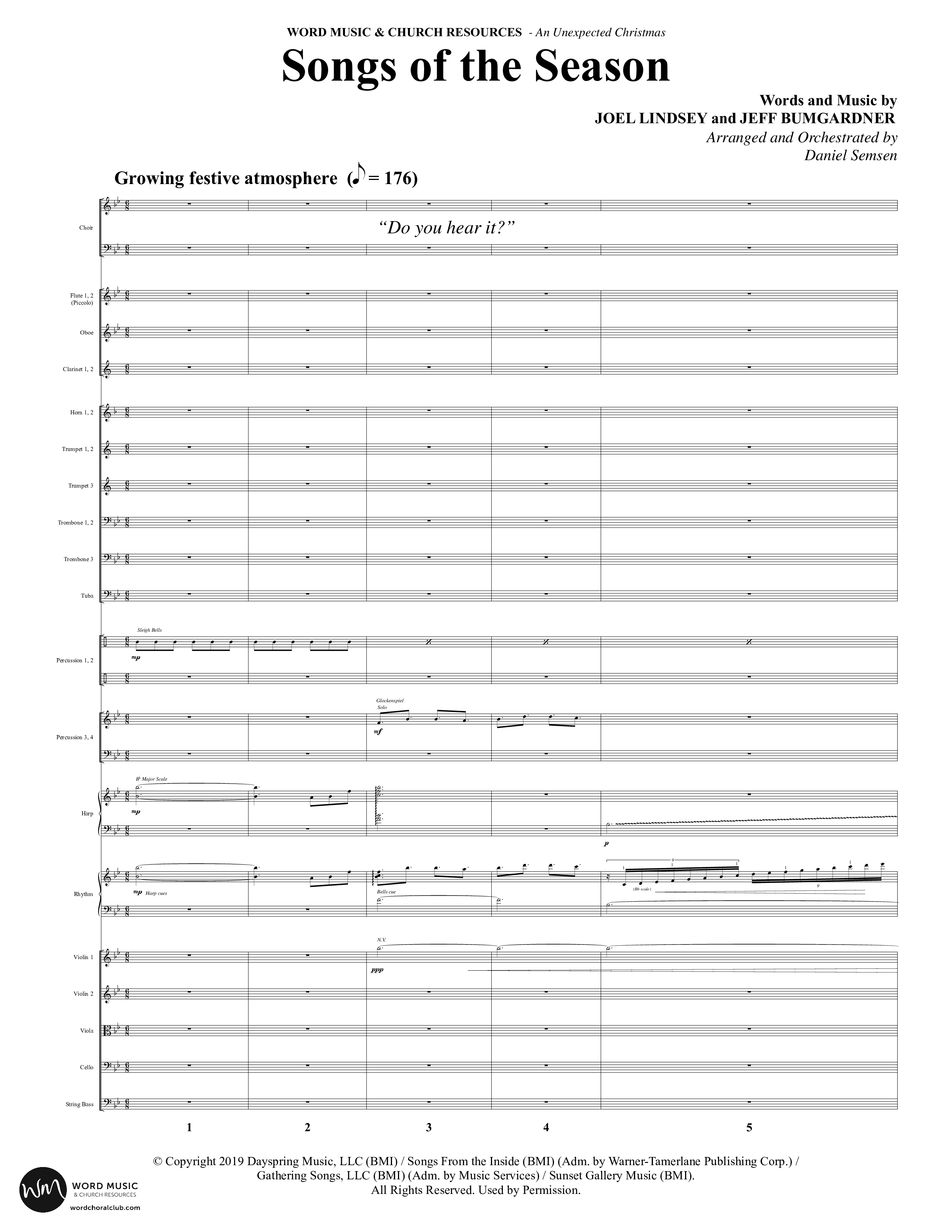 An Unexpected Christmas (11 Song Choral Collection) Song 2 (Orchestration) (Arr. Daniel Semsen)
