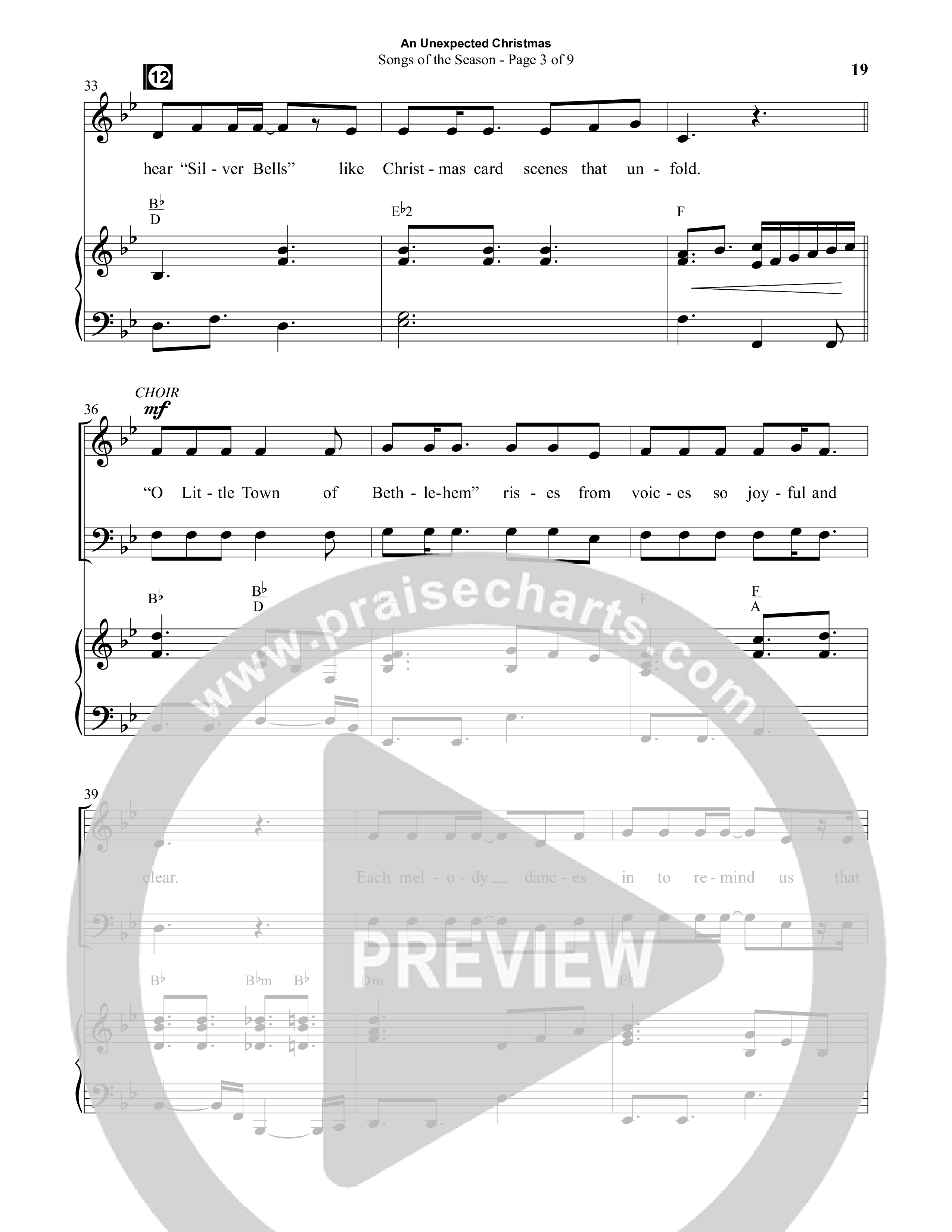 An Unexpected Christmas (11 Song Choral Collection) Song 2 (Piano SATB) (Arr. Daniel Semsen)