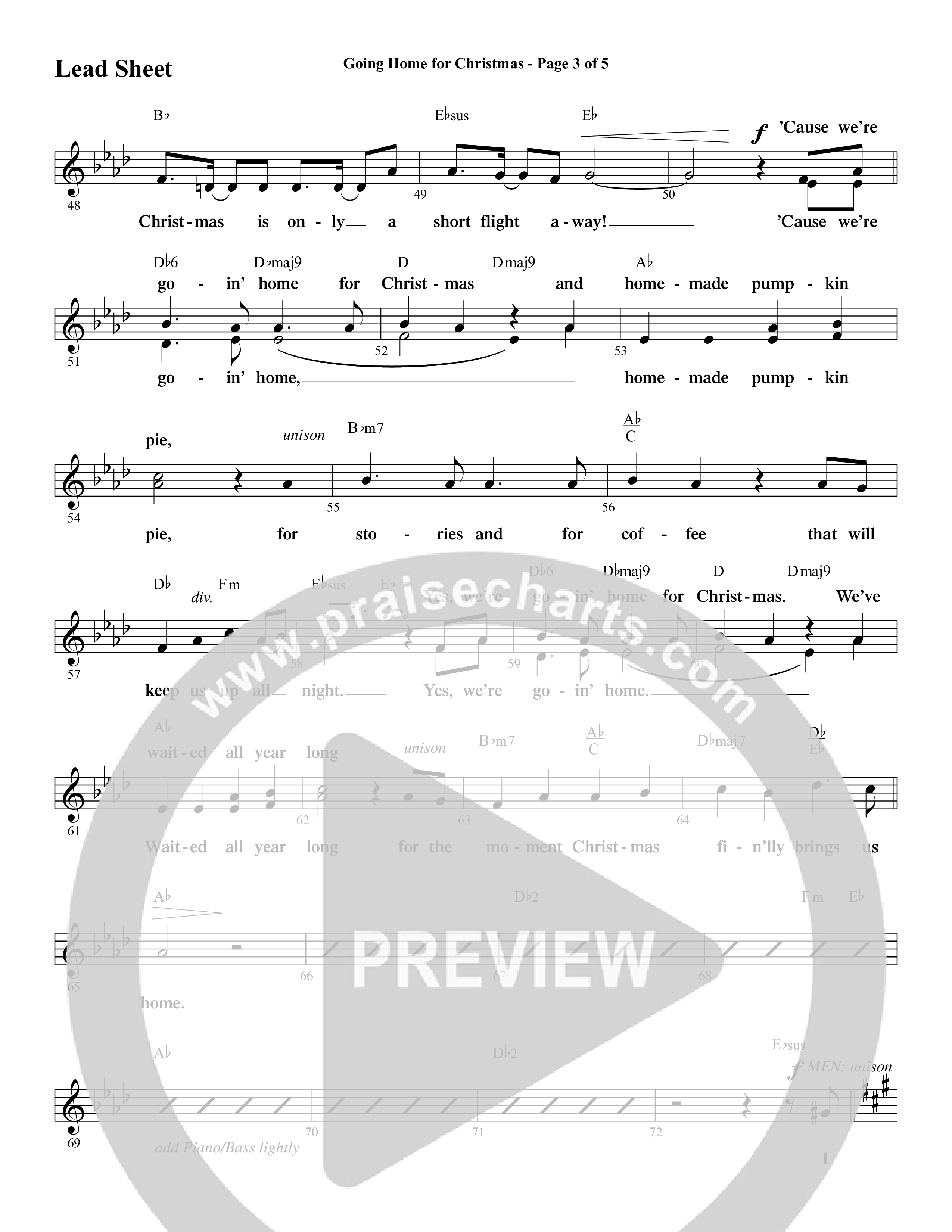 An Unexpected Christmas (11 Song Choral Collection) Song 3 (Lead & Chords) (Arr. Daniel Semsen)