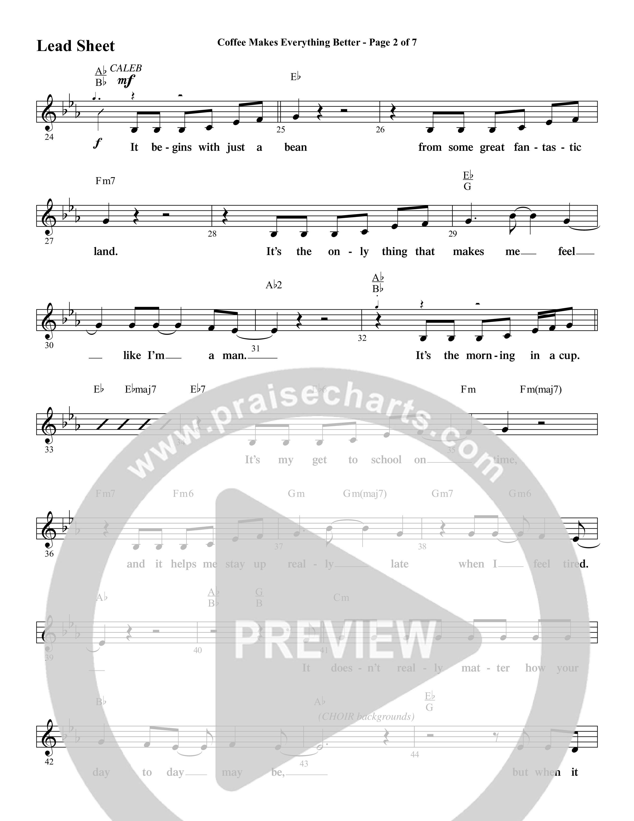 An Unexpected Christmas (11 Song Choral Collection) Song 5 (Lead & Chords) (Arr. Daniel Semsen)