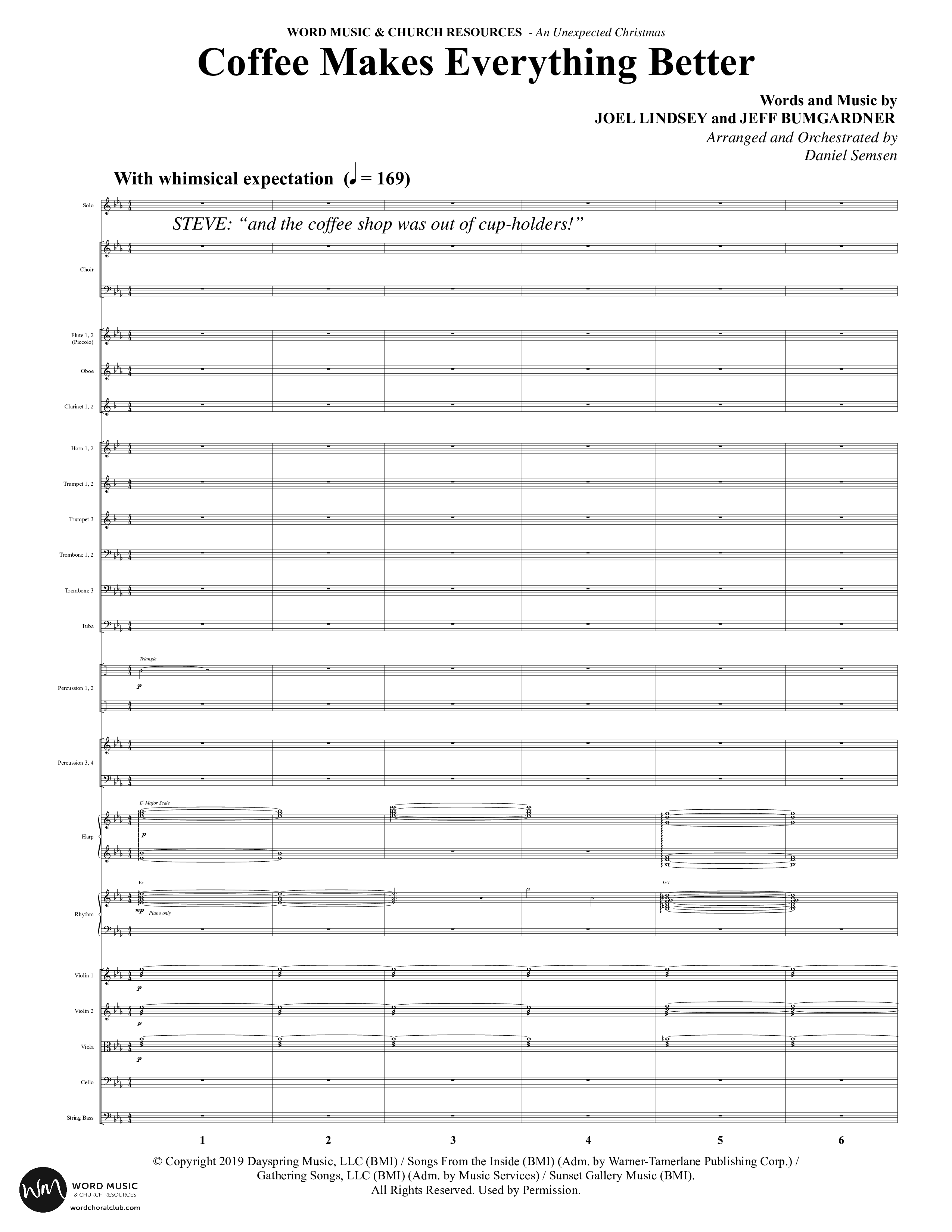 An Unexpected Christmas (11 Song Choral Collection) Song 5 (Orchestration) (Arr. Daniel Semsen)