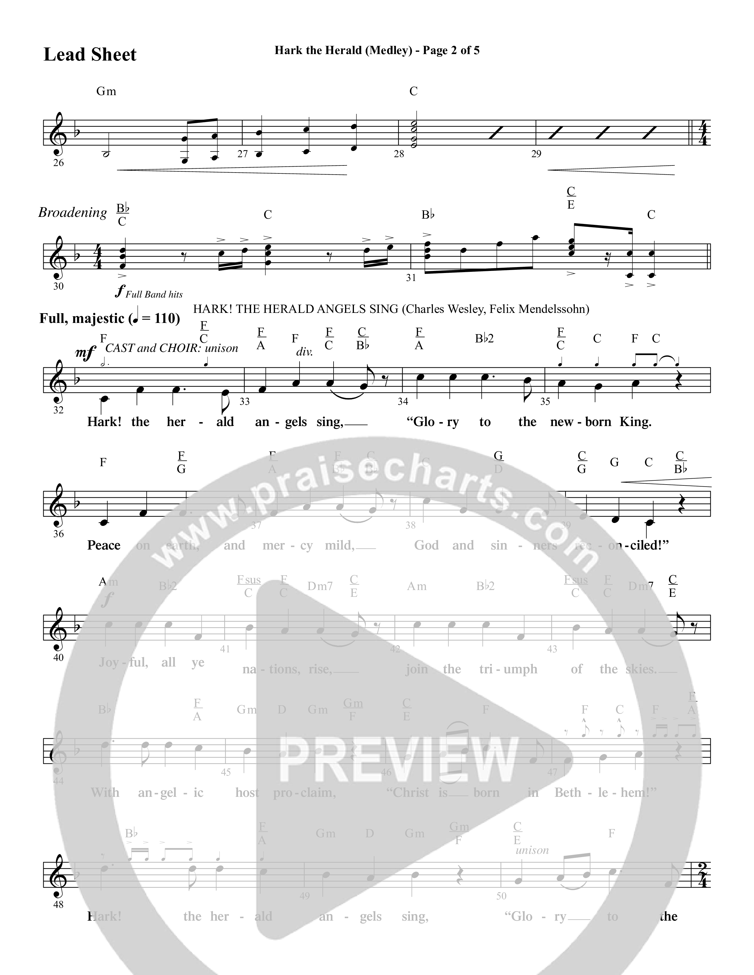 An Unexpected Christmas (11 Song Choral Collection) Song 6 (Lead & Chords) (Arr. Daniel Semsen)