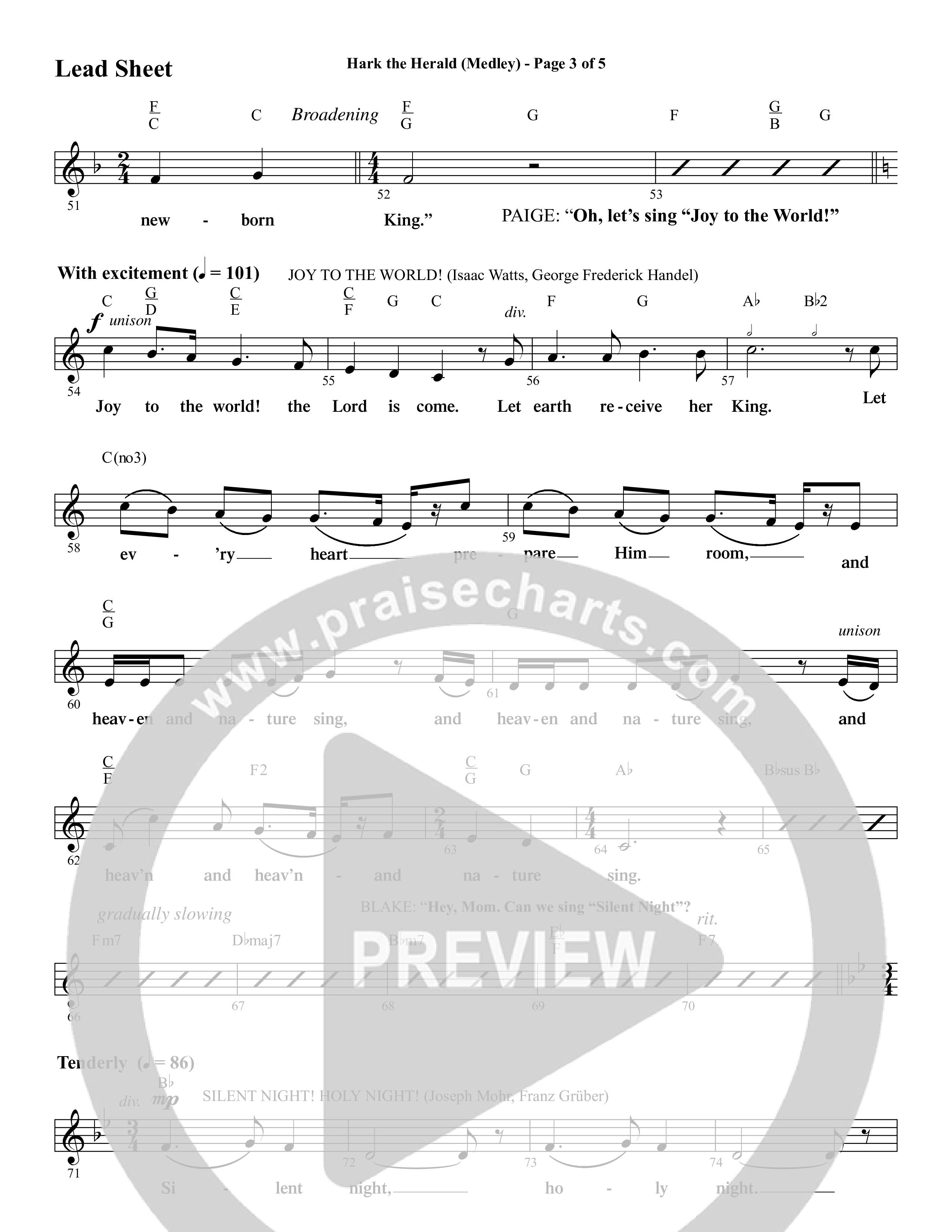 An Unexpected Christmas (11 Song Choral Collection) Song 6 (Lead & Chords) (Arr. Daniel Semsen)