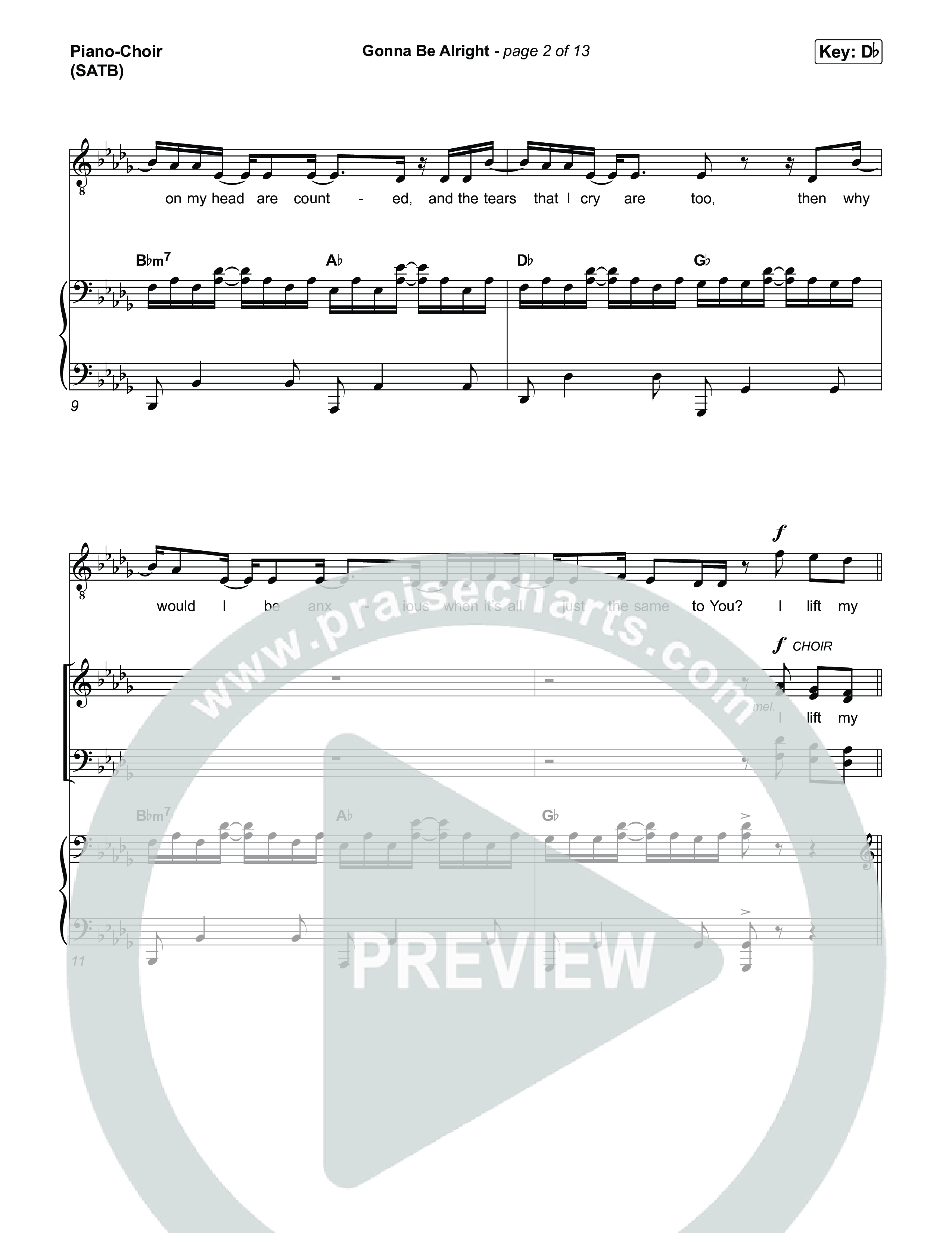 Gonna Be Alright Piano/Vocal Pack (Matt Maher)