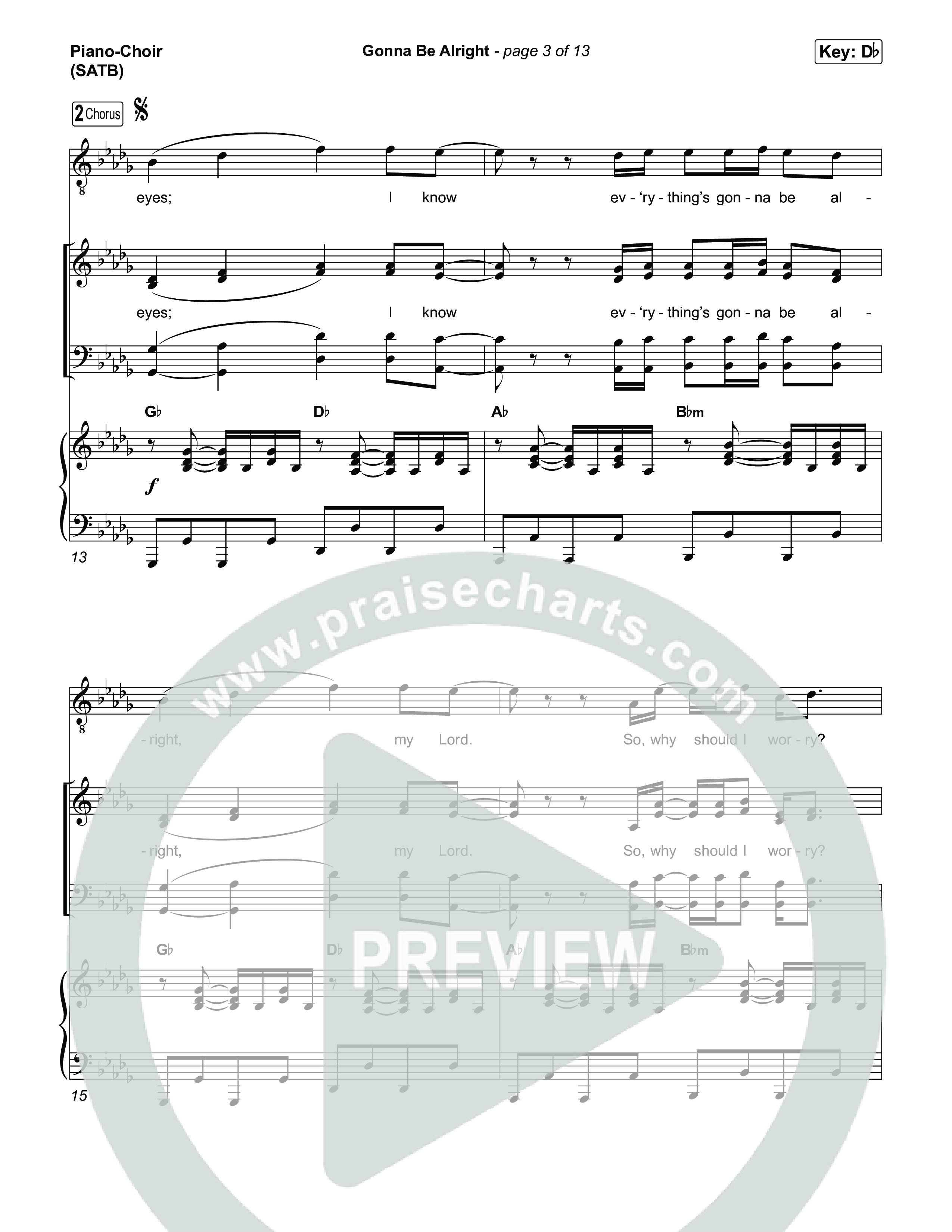 Gonna Be Alright Piano/Vocal Pack (Matt Maher)