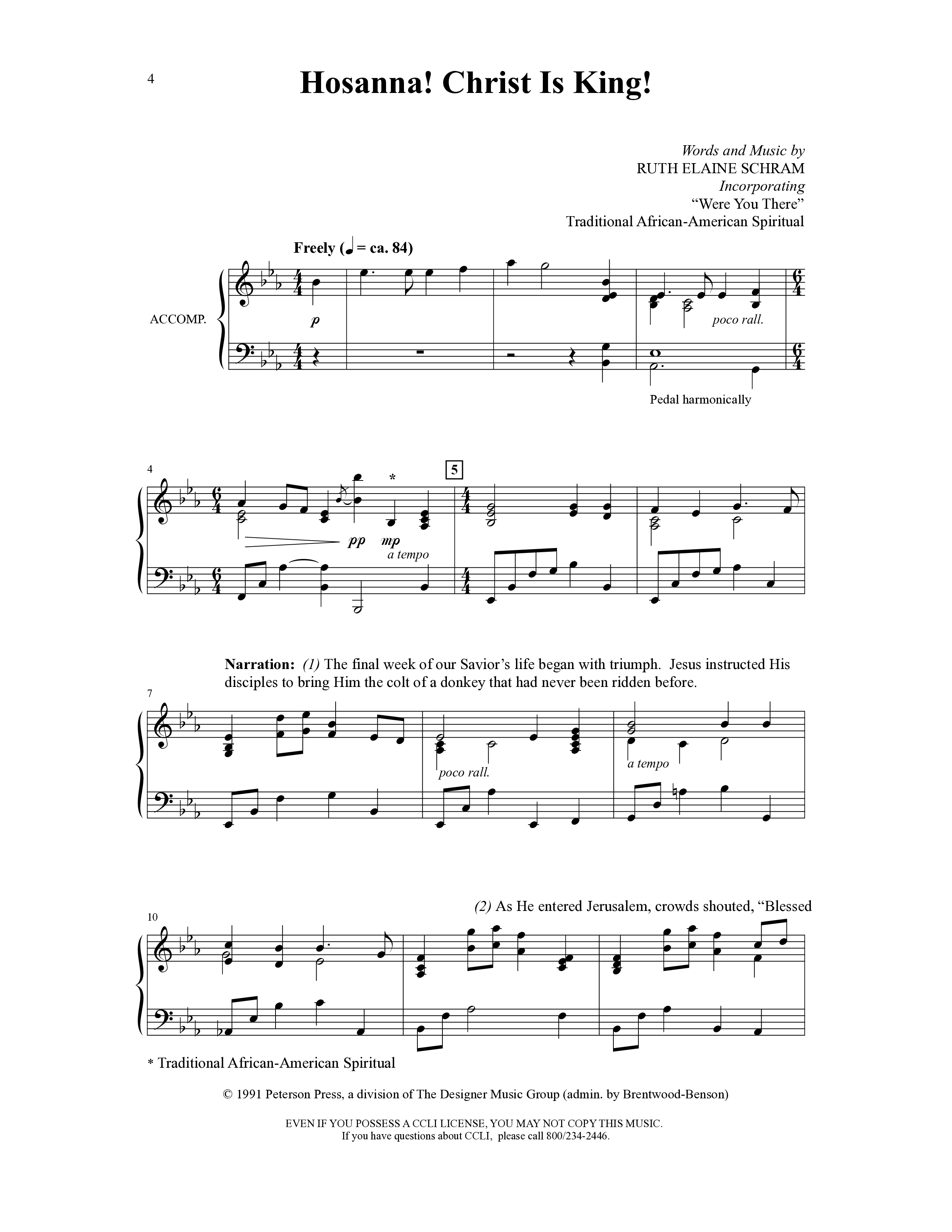 Songs Of The Passion (4 Song Choral Collection) Song 1 (Piano SATB) (Orch. Phillip Keveren)