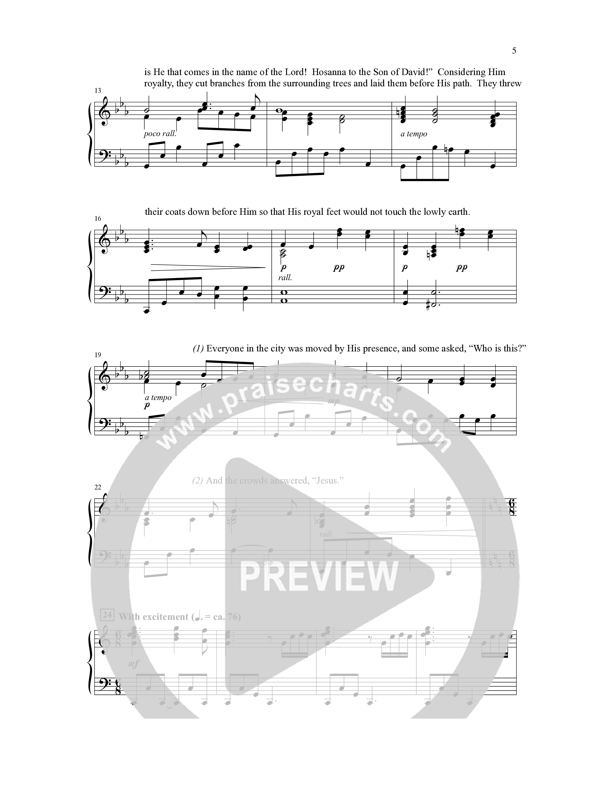 Songs Of The Passion (4 Song Choral Collection) Song 1 (Piano SATB) (Orch. Phillip Keveren)