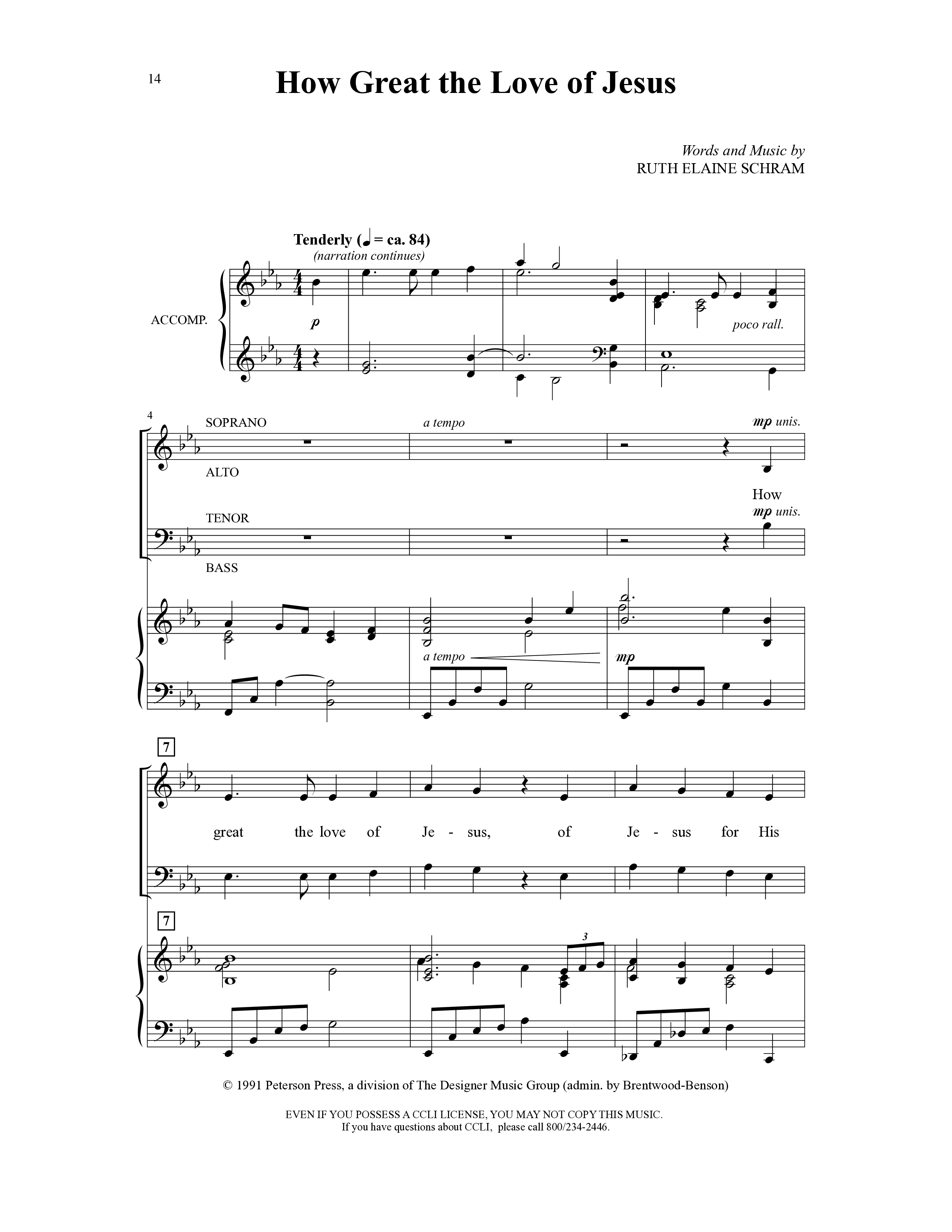 Songs Of The Passion (4 Song Choral Collection) Song 2 (Piano SATB) (Orch. Phillip Keveren)