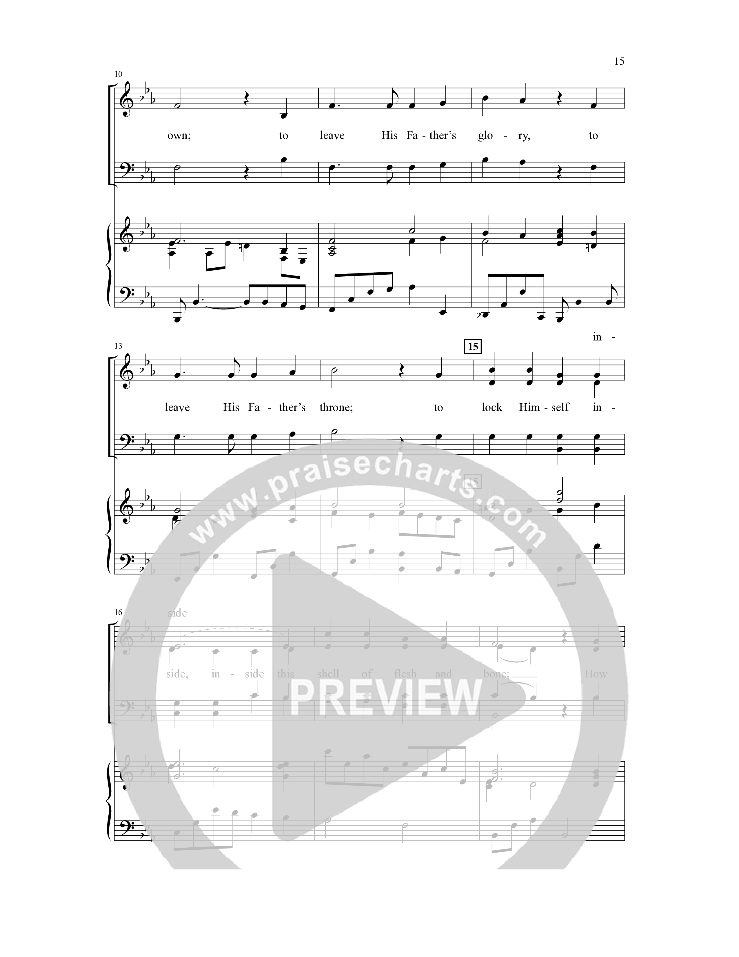 Songs Of The Passion (4 Song Choral Collection) Song 2 (Piano SATB) (Orch. Phillip Keveren)