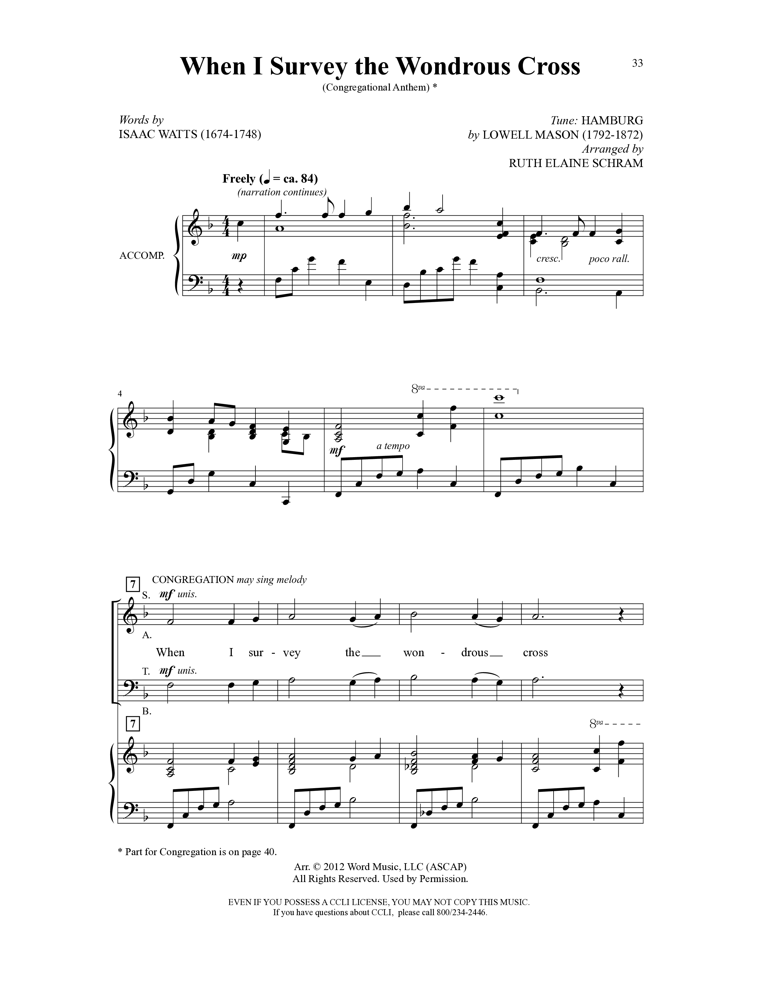 Songs Of The Passion (4 Song Choral Collection) Song 4 (Piano SATB) (Orch. Phillip Keveren)