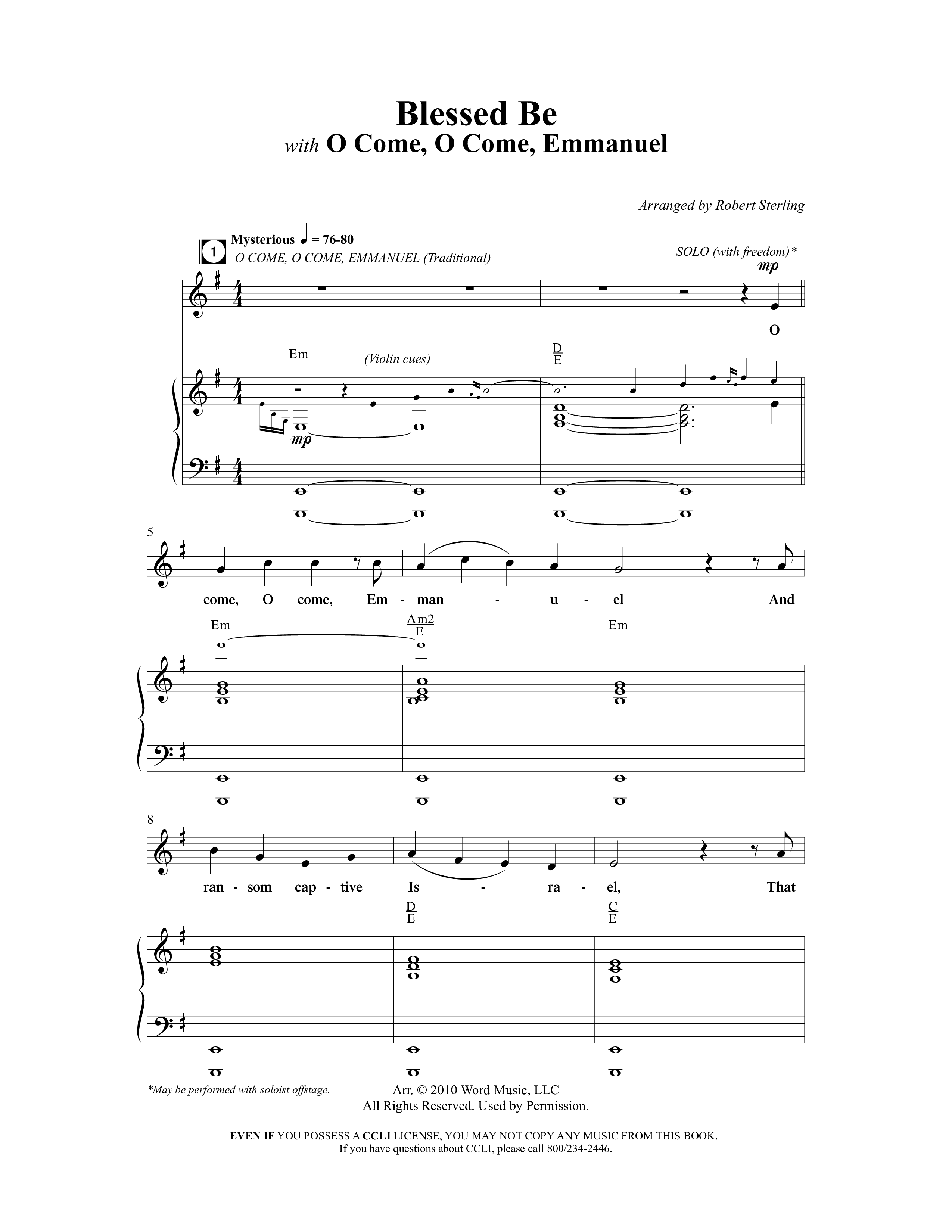 As Sure As My Redeemer Lives (8 Song Choral Collection) Song 1 (Piano SATB) (Word Music Choral / Arr. Robert Sterling)