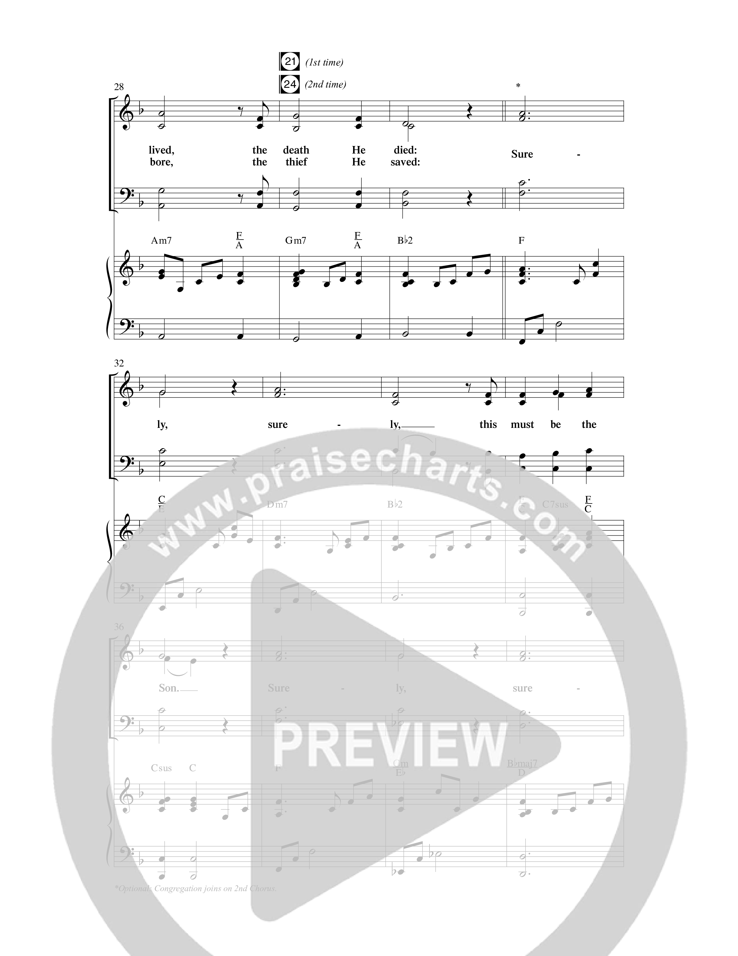 As Sure As My Redeemer Lives (8 Song Choral Collection) Song 3 (Piano SATB) (Word Music Choral / Arr. Robert Sterling)