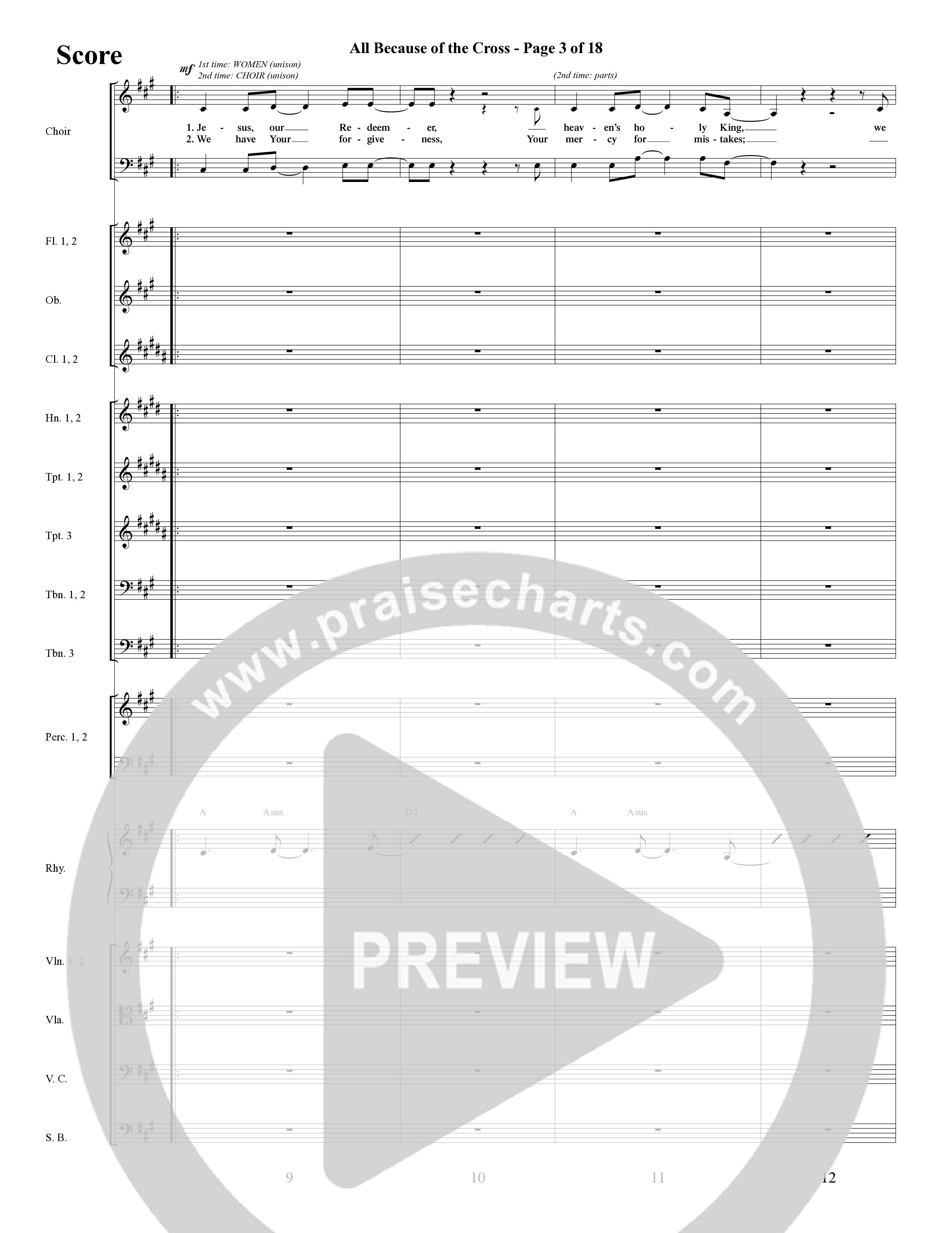 As Sure As My Redeemer Lives (8 Song Choral Collection) Song 4 (Orchestration) (Word Music Choral / Arr. Robert Sterling)