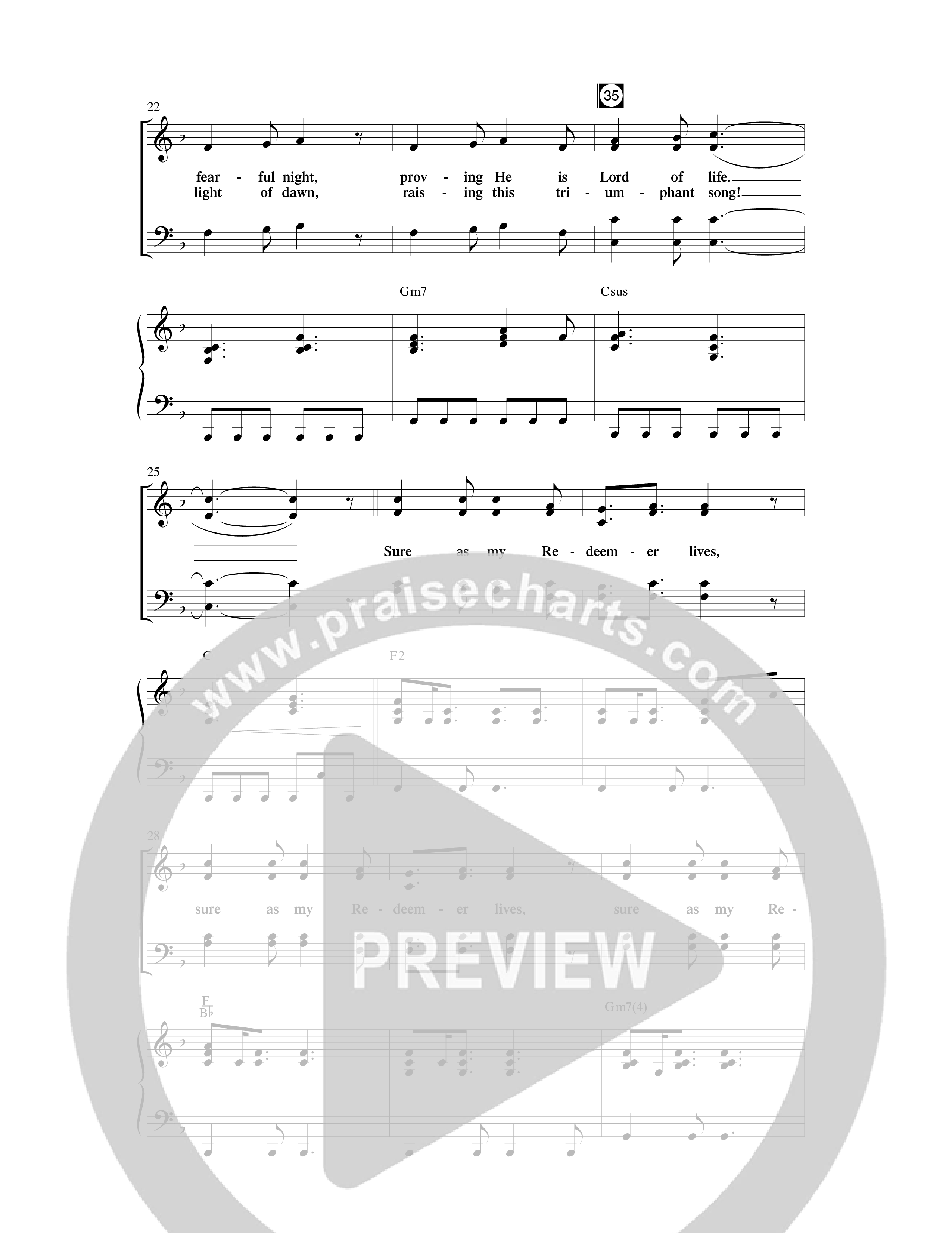 As Sure As My Redeemer Lives (8 Song Choral Collection) Song 5 (Piano SATB) (Word Music Choral / Arr. Robert Sterling)