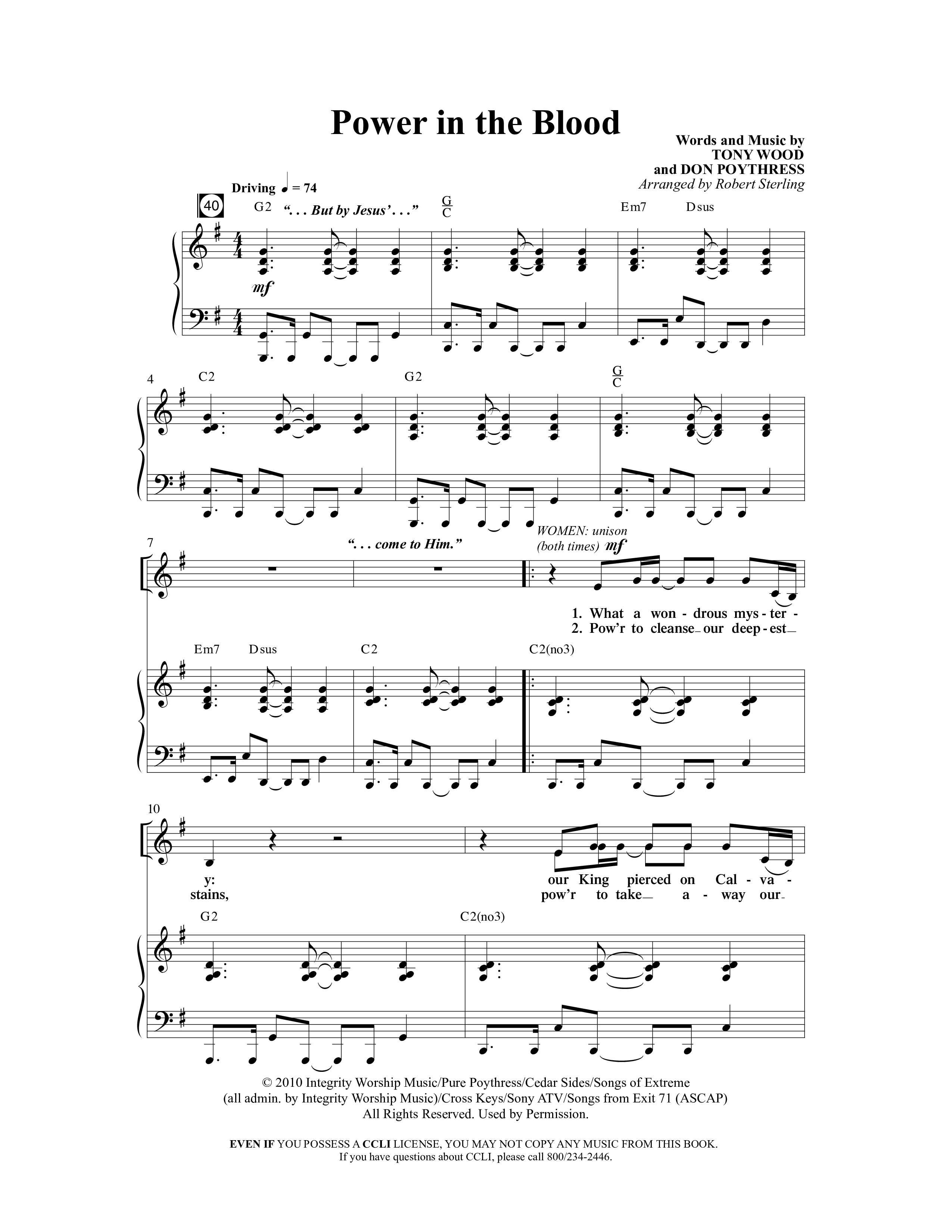 As Sure As My Redeemer Lives (8 Song Choral Collection) Song 6 (Piano SATB) (Word Music Choral / Arr. Robert Sterling)