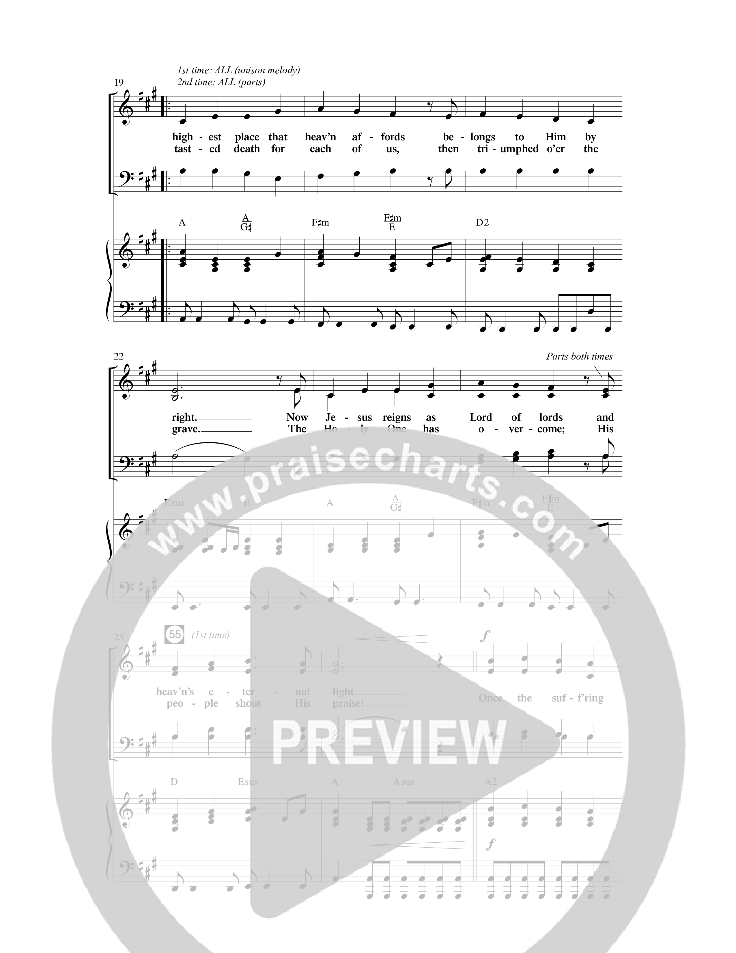 As Sure As My Redeemer Lives (8 Song Choral Collection) Song 8 (Piano SATB) (Word Music Choral / Arr. Robert Sterling)