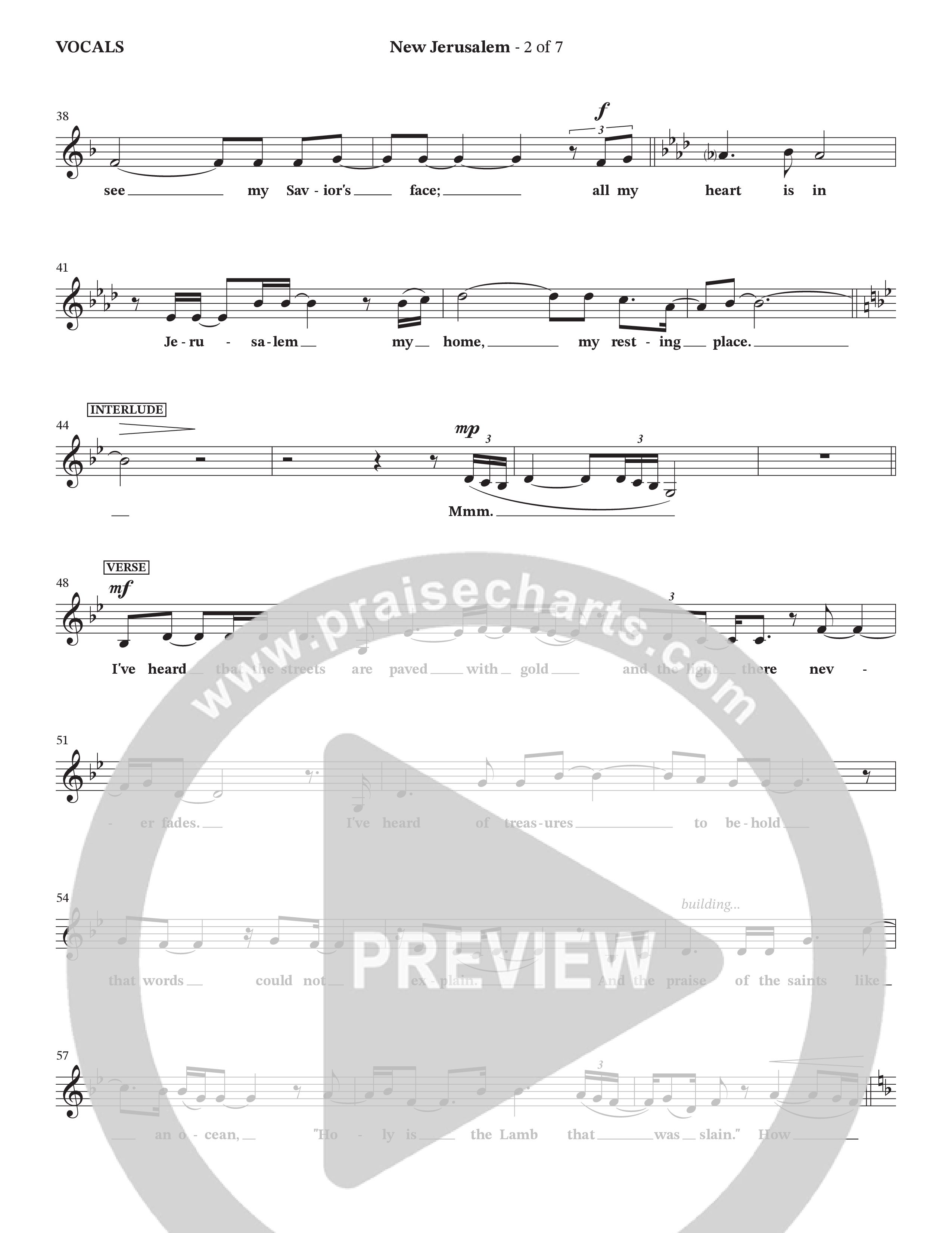 New Jerusalem (Choral Anthem SATB) Choir Sheet (SATB) (The Brooklyn Tabernacle Choir / Arr. Carol Cymbala / Arr. Jason Webb / Orch. David Hamilton)