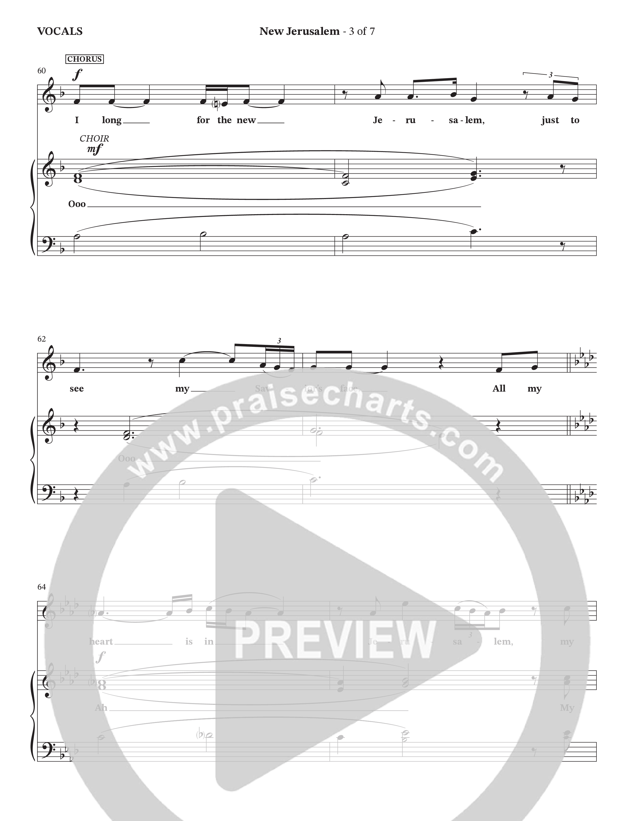 New Jerusalem (Choral Anthem SATB) Choir Sheet (SATB) (The Brooklyn Tabernacle Choir / Arr. Carol Cymbala / Arr. Jason Webb / Orch. David Hamilton)
