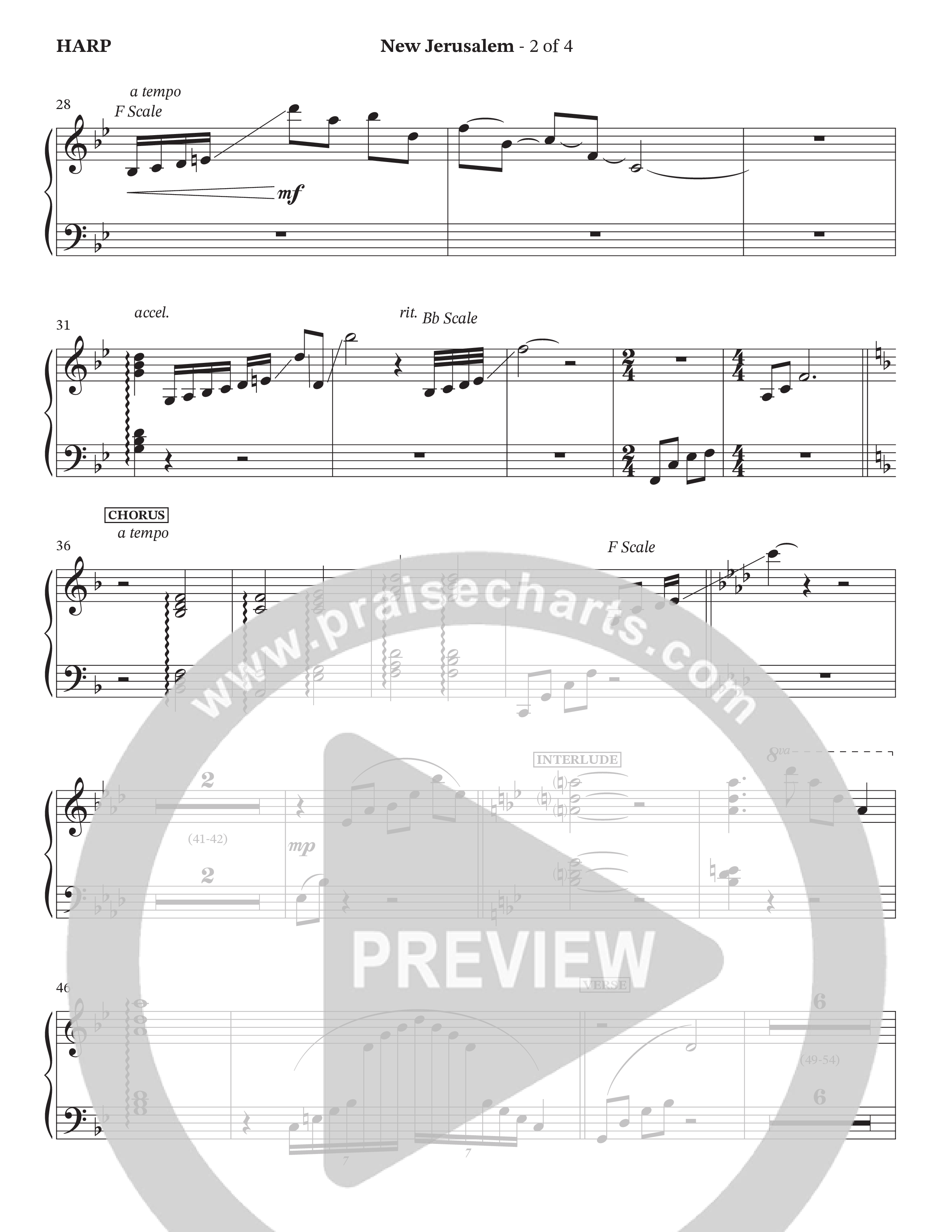 New Jerusalem (Choral Anthem SATB) Harp (The Brooklyn Tabernacle Choir / Arr. Carol Cymbala / Arr. Jason Webb / Orch. David Hamilton)