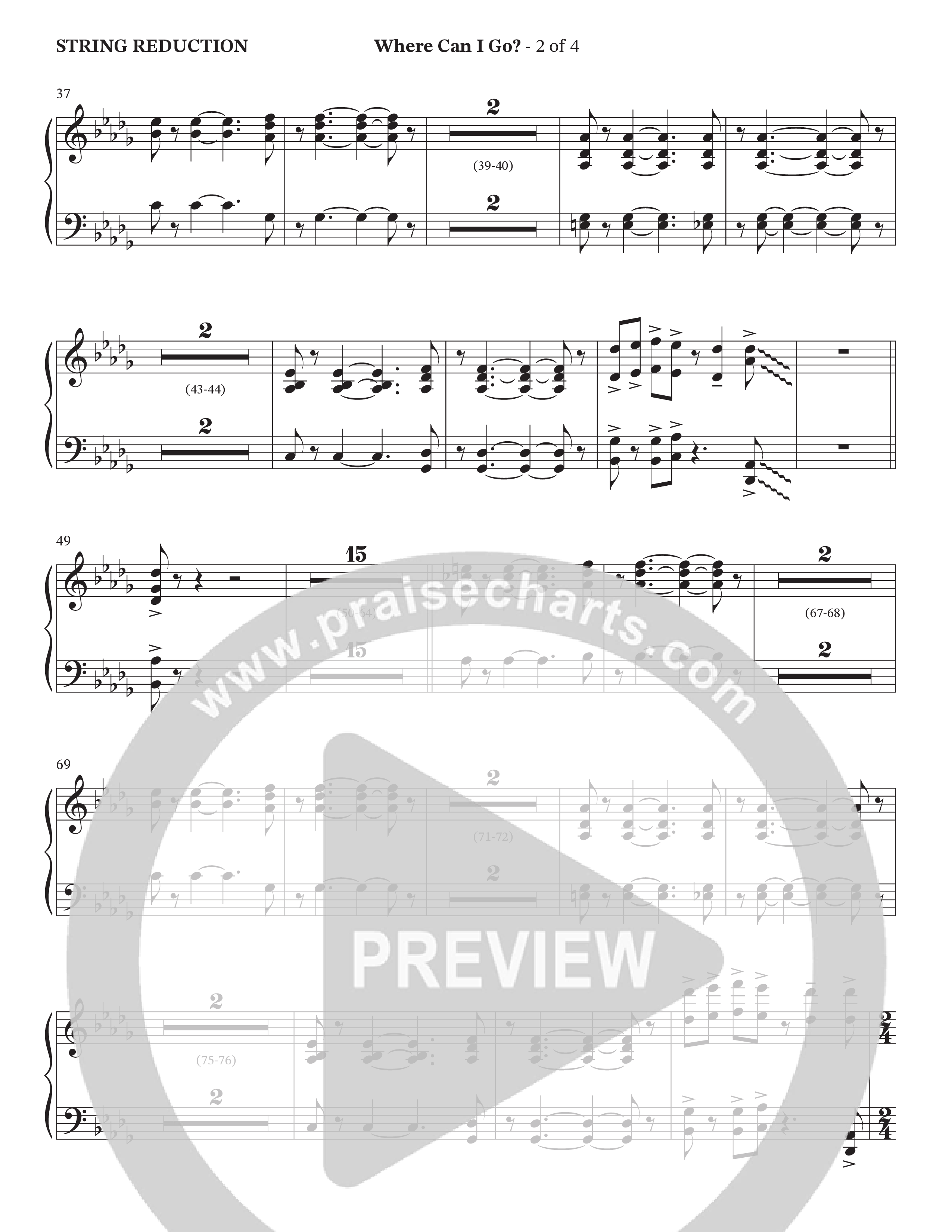 Where Can I Go (Choral Anthem SATB) String Reduction (The Brooklyn Tabernacle Choir / Arr. Carol Cymbala / Orch. Jason Michael Webb)