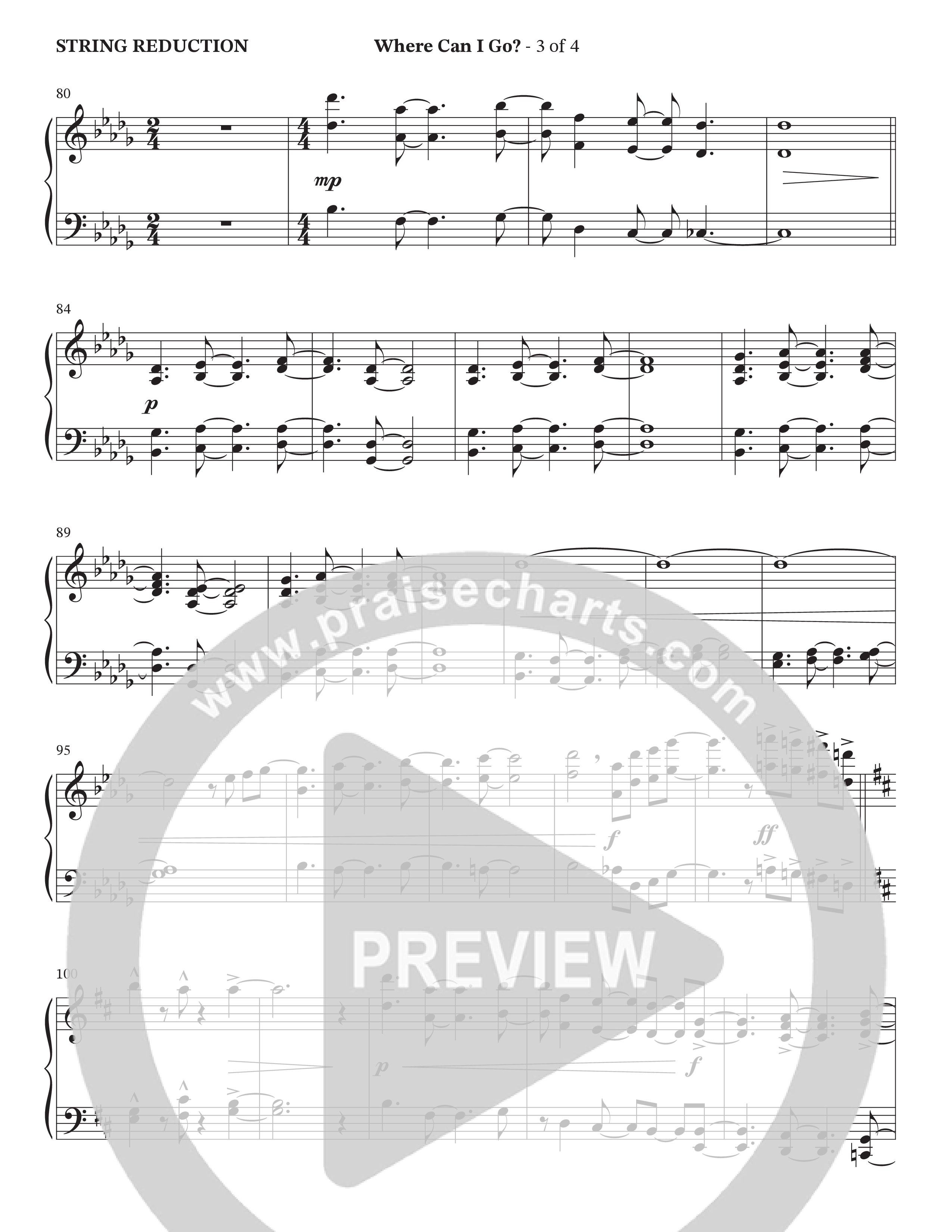 Where Can I Go (Choral Anthem SATB) String Reduction (The Brooklyn Tabernacle Choir / Arr. Carol Cymbala / Orch. Jason Michael Webb)