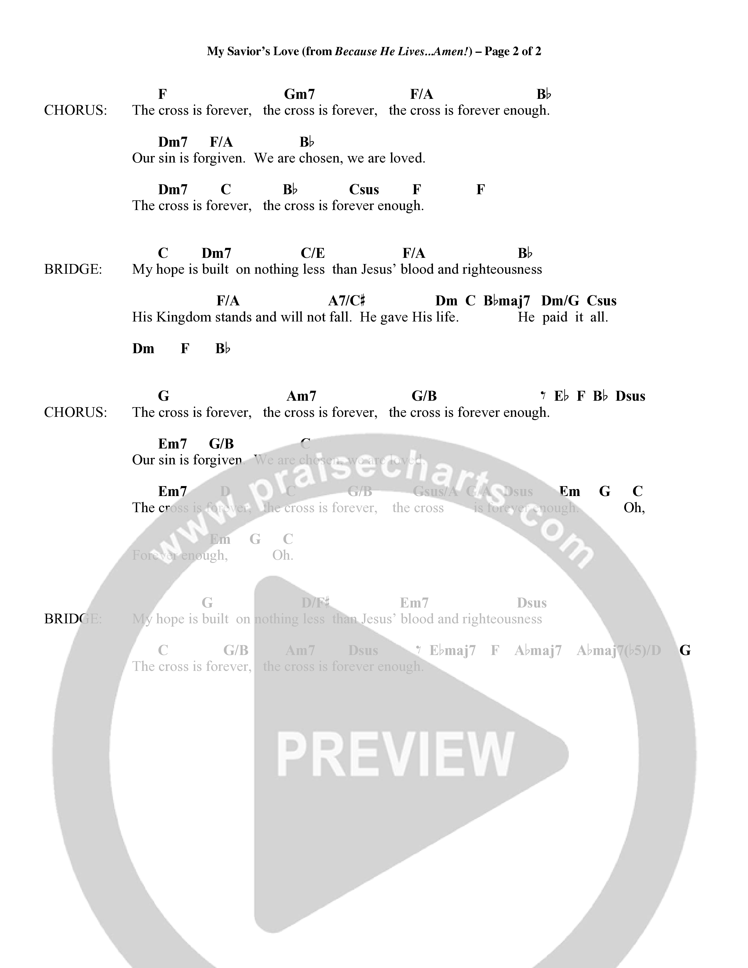 Because He Lives Amen (7 Song Choral Collection) Lead & Chords Collection (Arr. David Wise / Orch. David Shipps)