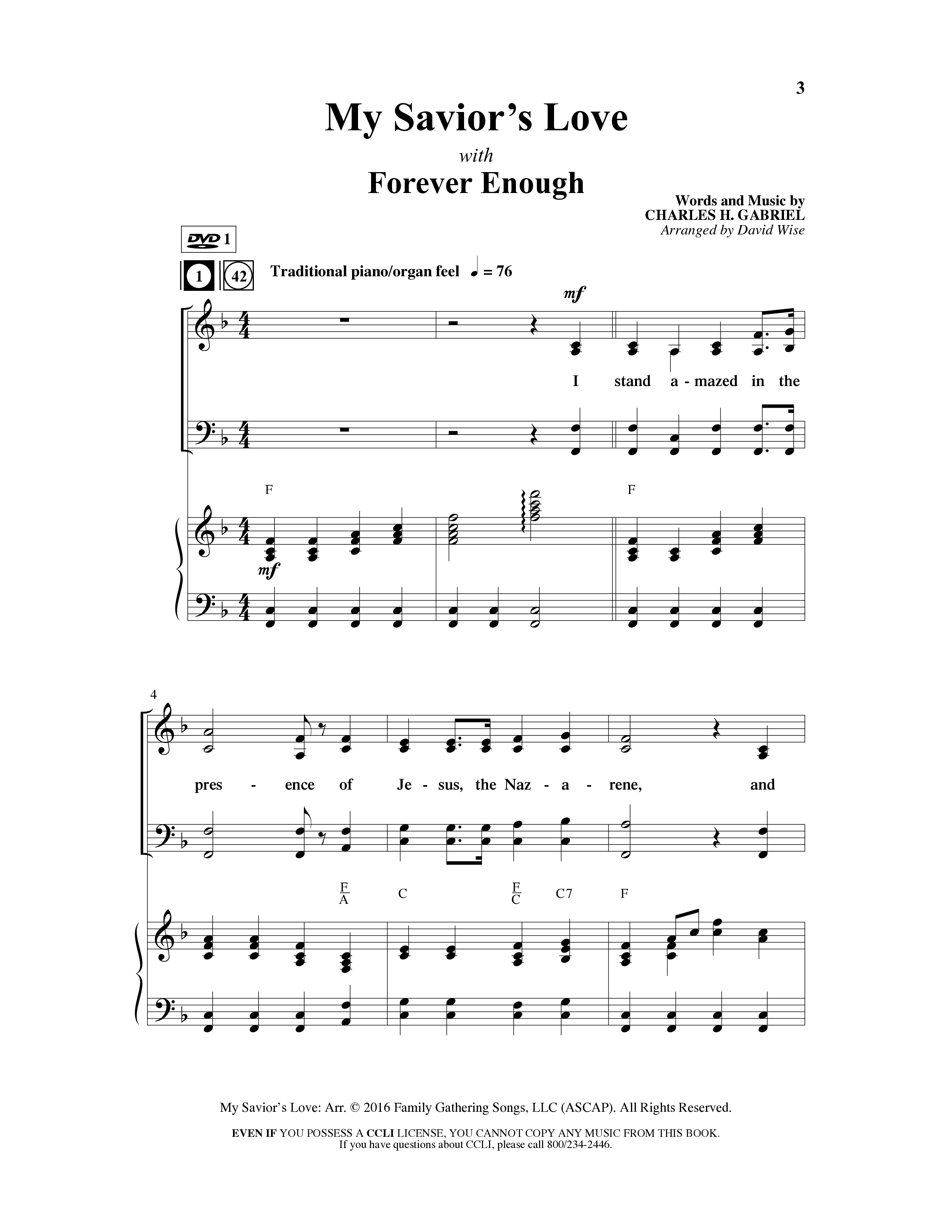 Because He Lives Amen (7 Song Choral Collection) Choral Book (Arr. David Wise / Orch. David Shipps)